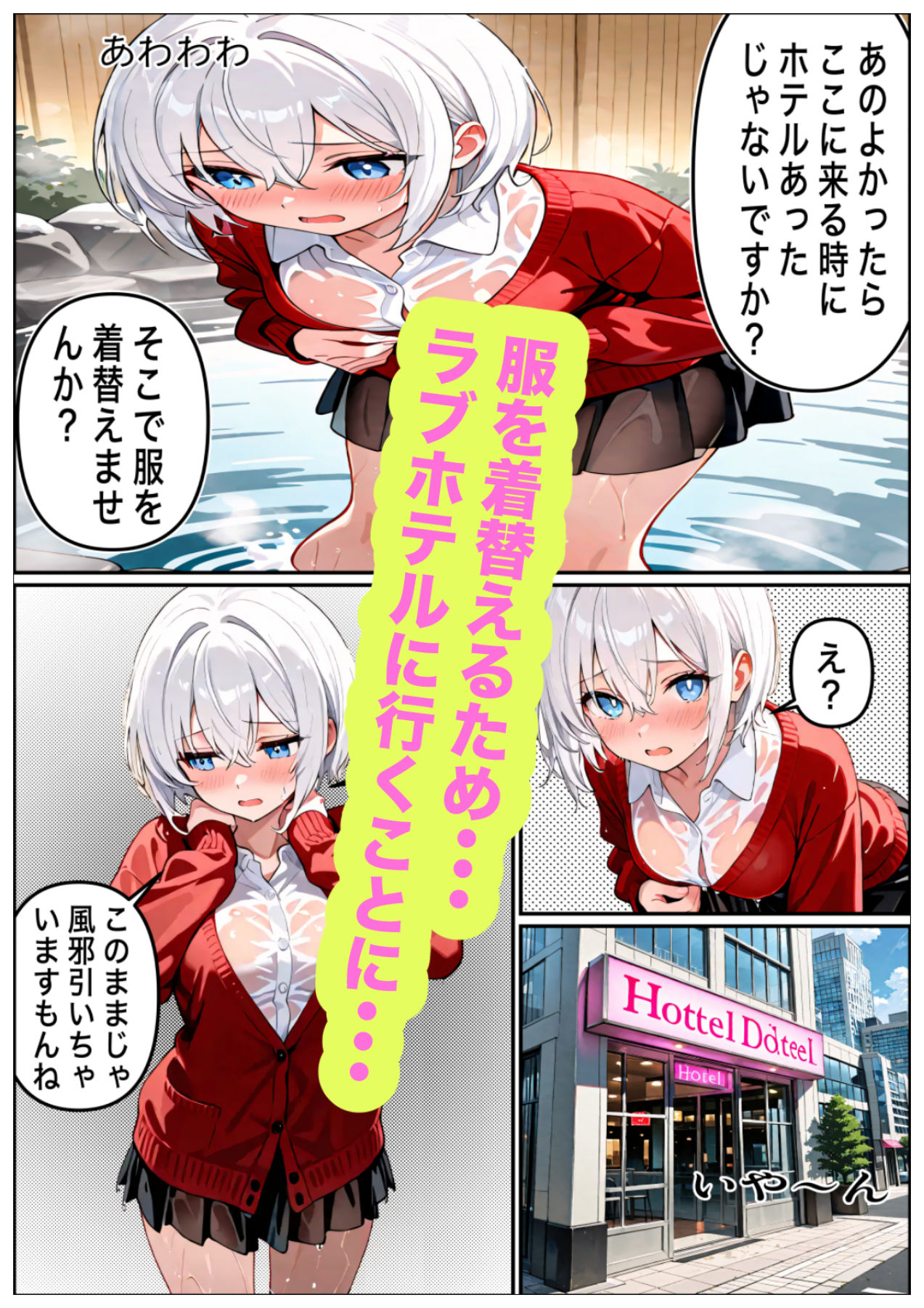 マッチングした娘が寝ちゃったからやっちゃったー サンプル4ページ目