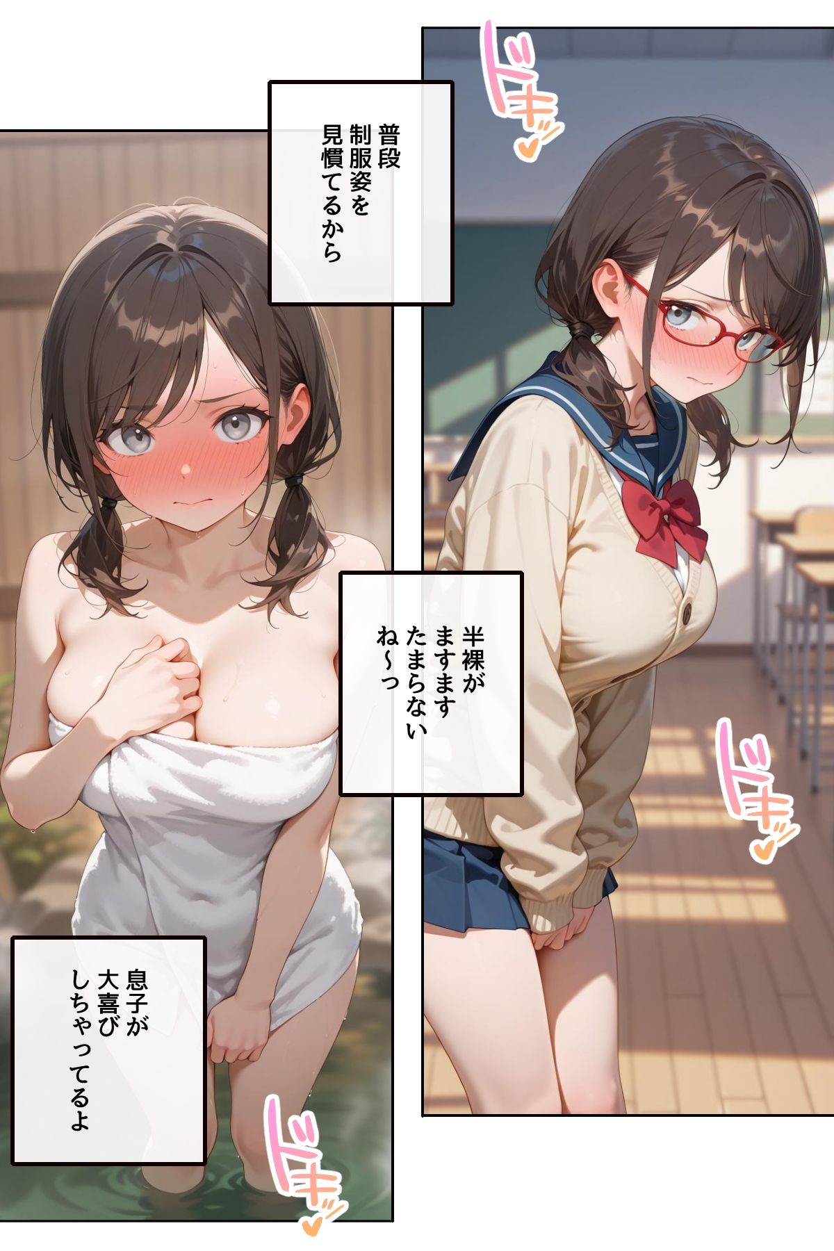 どこの女子校にもありふれた普通の性指導  〜温泉学園〜  1 サンプル2ページ目