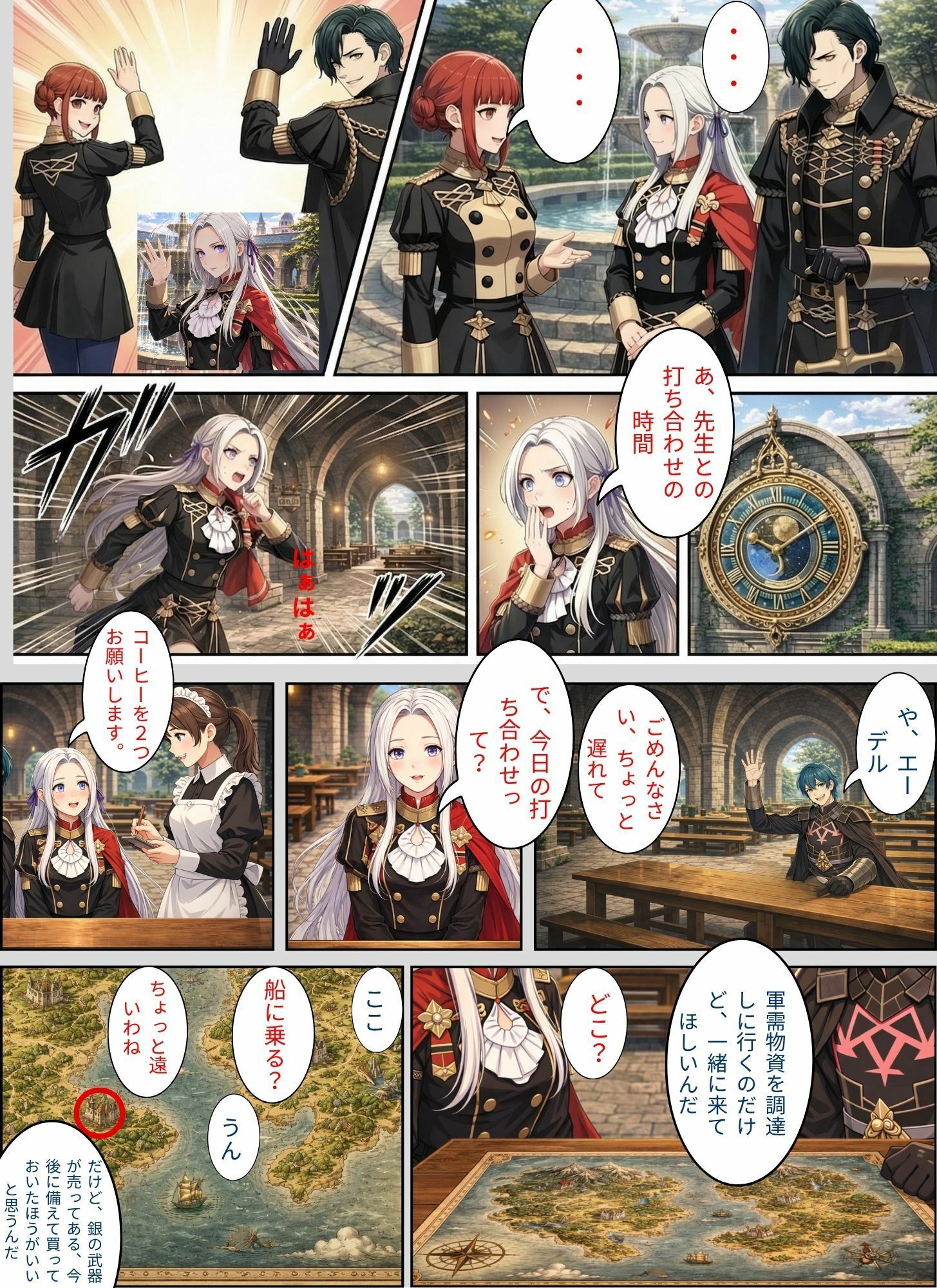 FE 修道院の先生と王様3 サンプル10ページ目