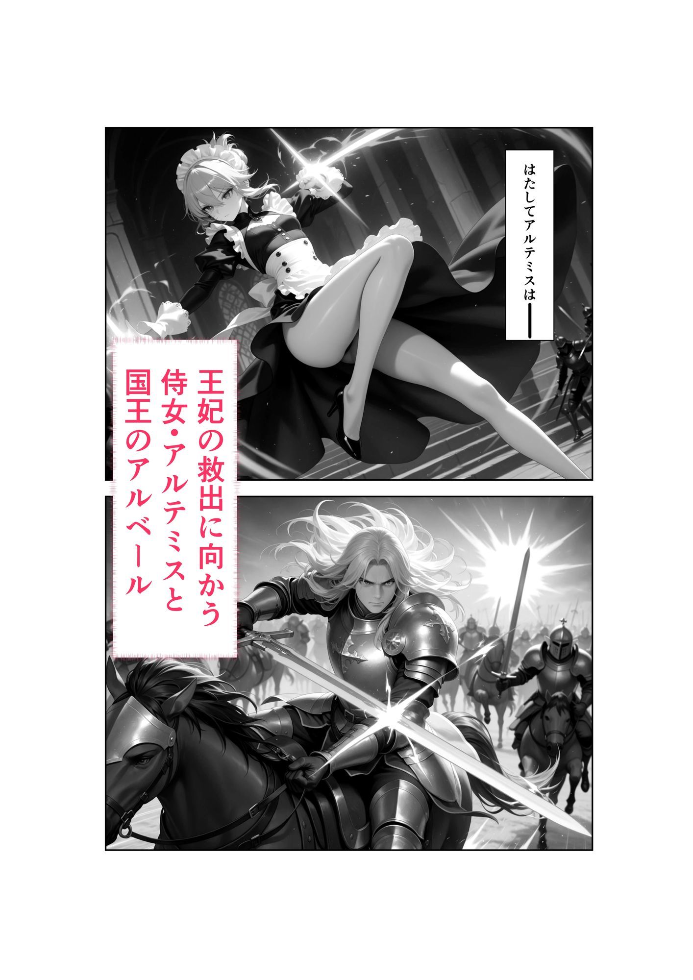 Captured（キャプチャード）囚われの王妃  第2章 サンプル9ページ目