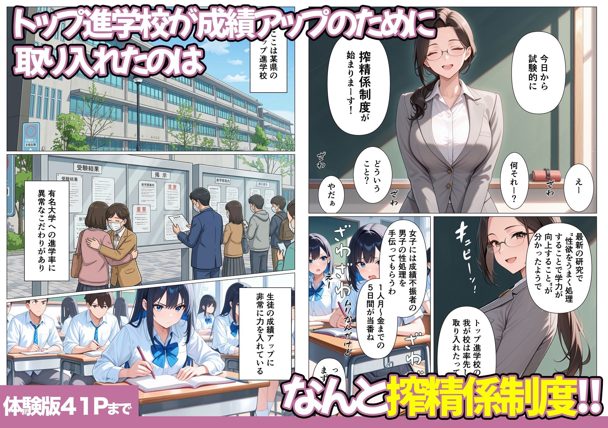5日後に搾精係に任命されたデカ尻クールギャルとイチャラブセックスする話 サンプル2ページ目