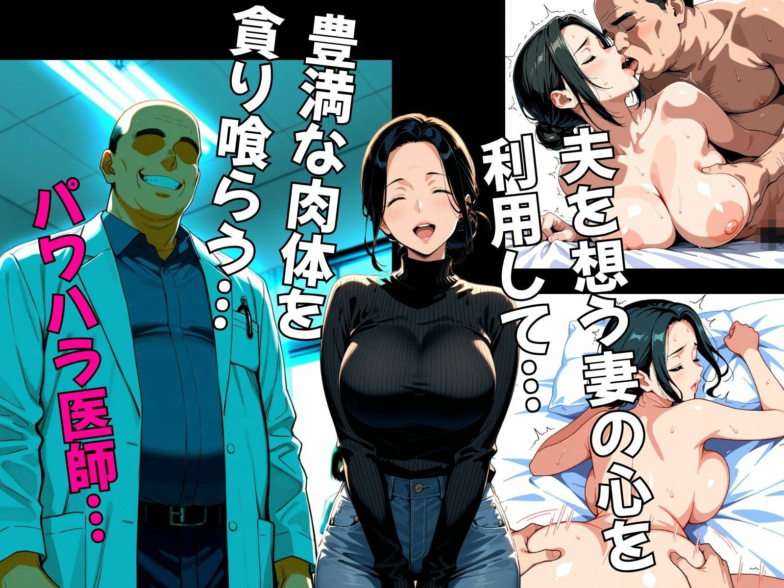 夫の為にできる事。先進医療の代償は熟れた人妻の汗ばんだ乳房 サンプル1ページ目