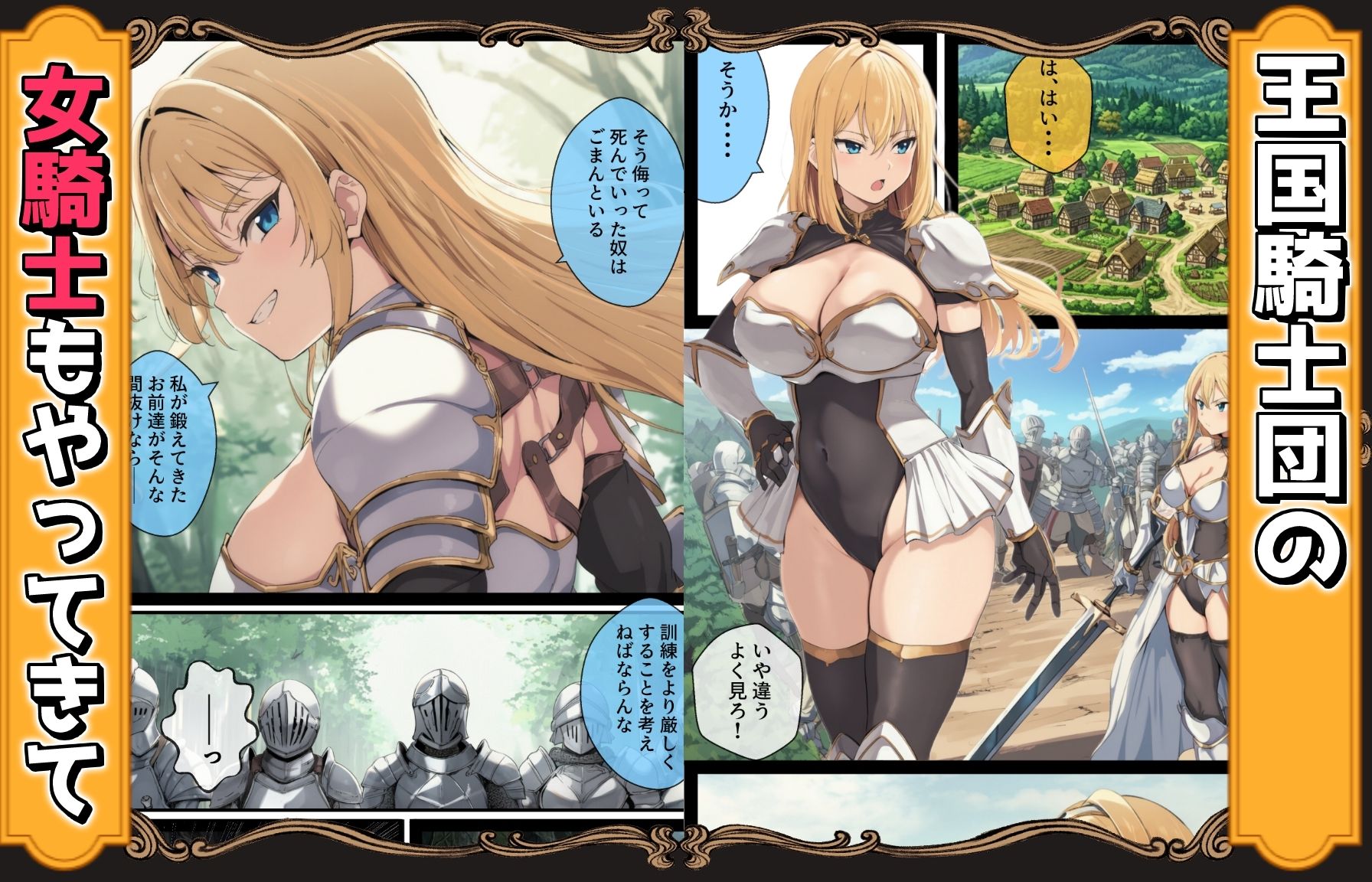 ゴブリン姦〜強いメスも弱いメスも誰もが皆孕み袋〜 サンプル5ページ目