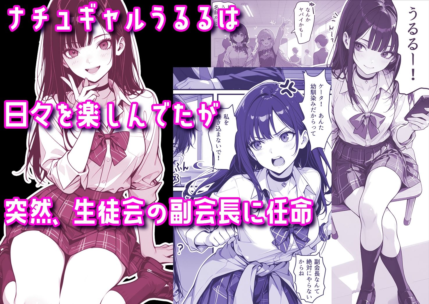 ギャル副会長うるるは純愛すら初めて サンプル1ページ目