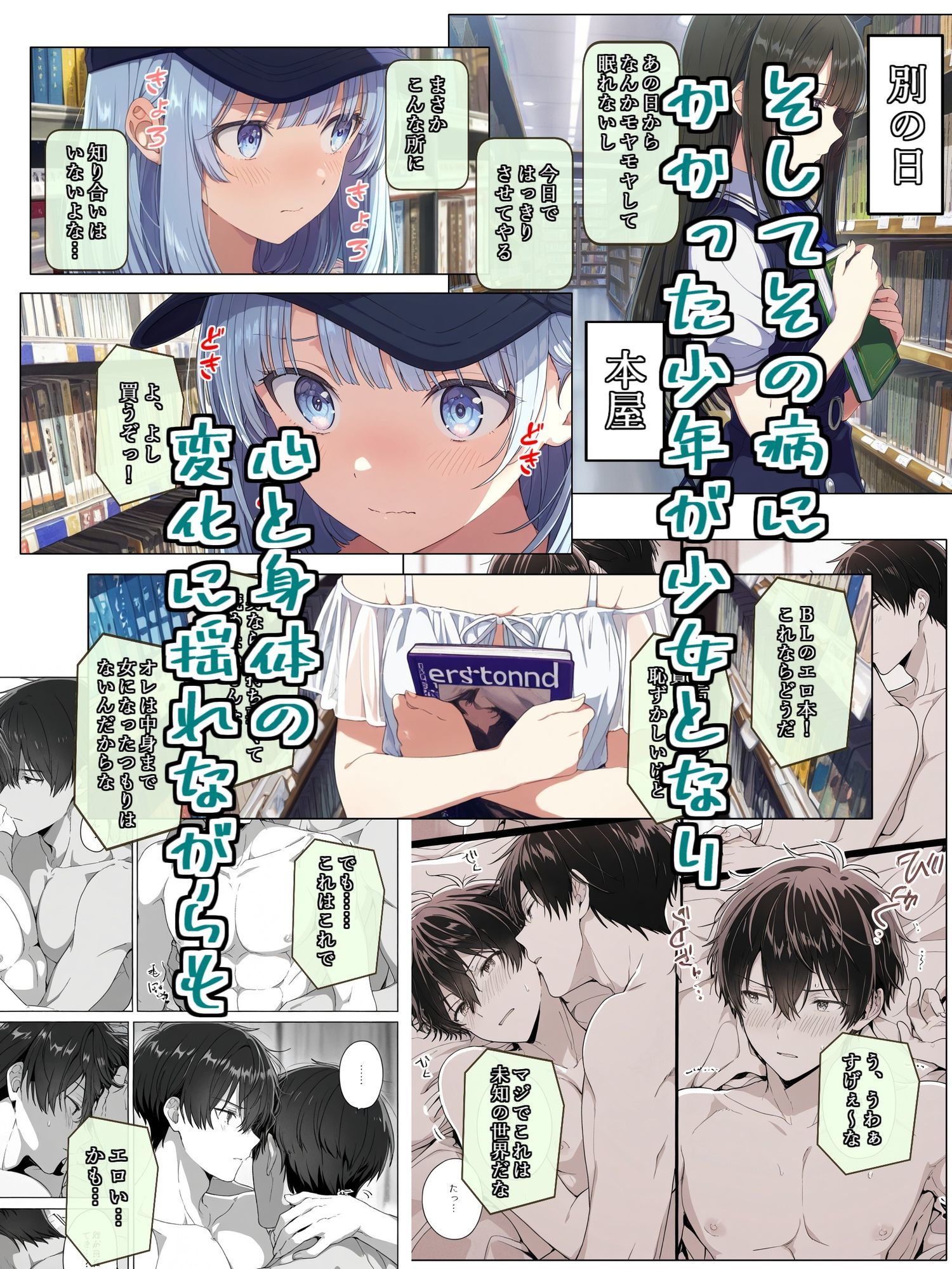 TSしたオレは親友と精神的BLに突入する！？ サンプル2ページ目