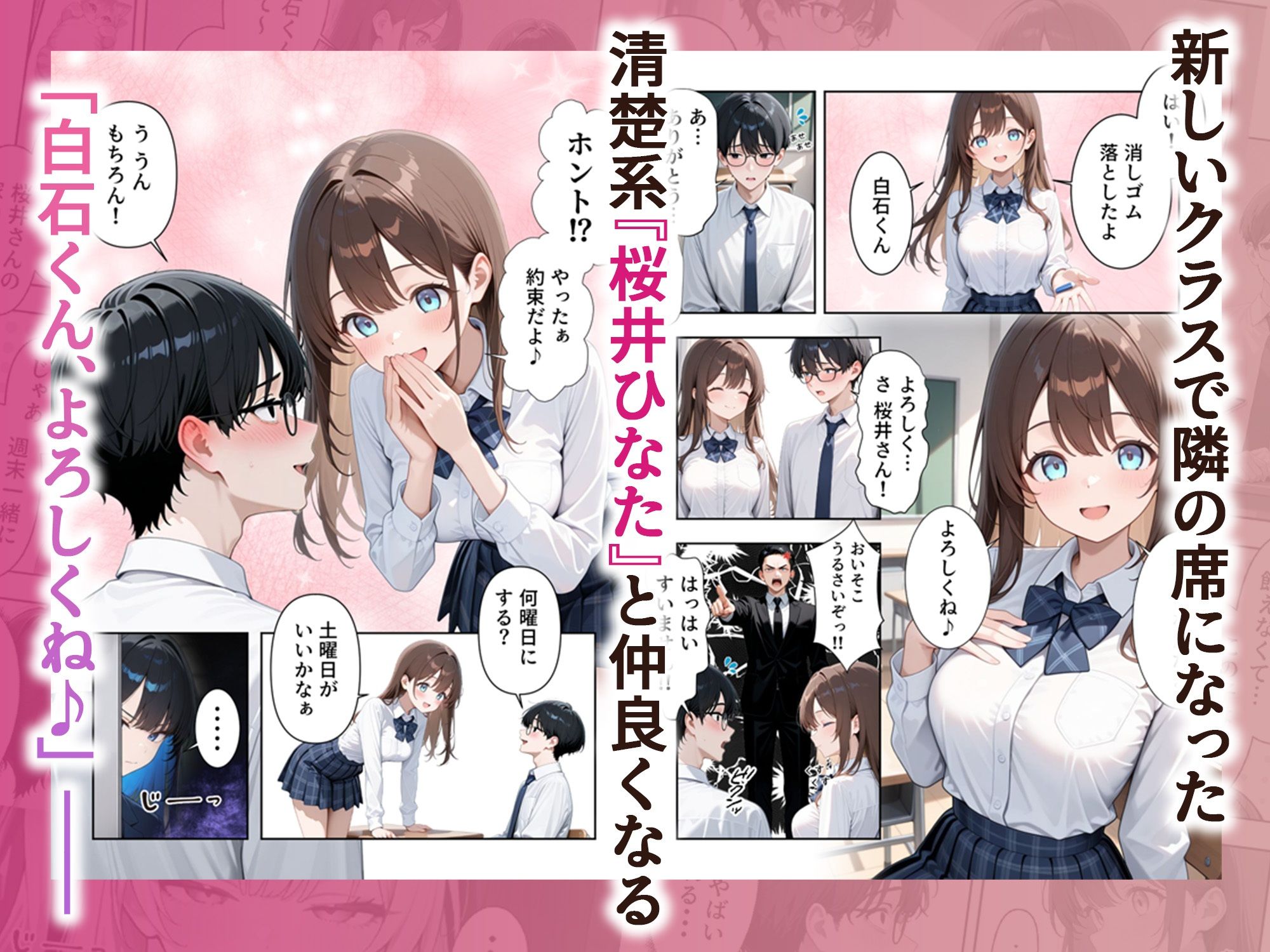 いじめられていた陰キャのボクが1軍ギャル達に中出し報復する話 〜メス堕ちリバース サンプル3ページ目