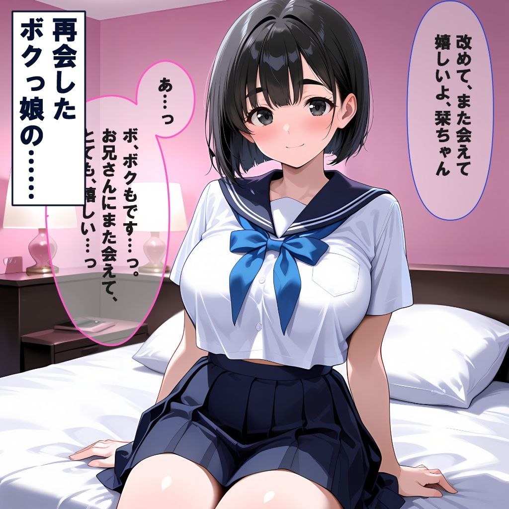 逆ナンしてきたボクっ娘とイチャラブセックスしちゃう話2 サンプル1ページ目