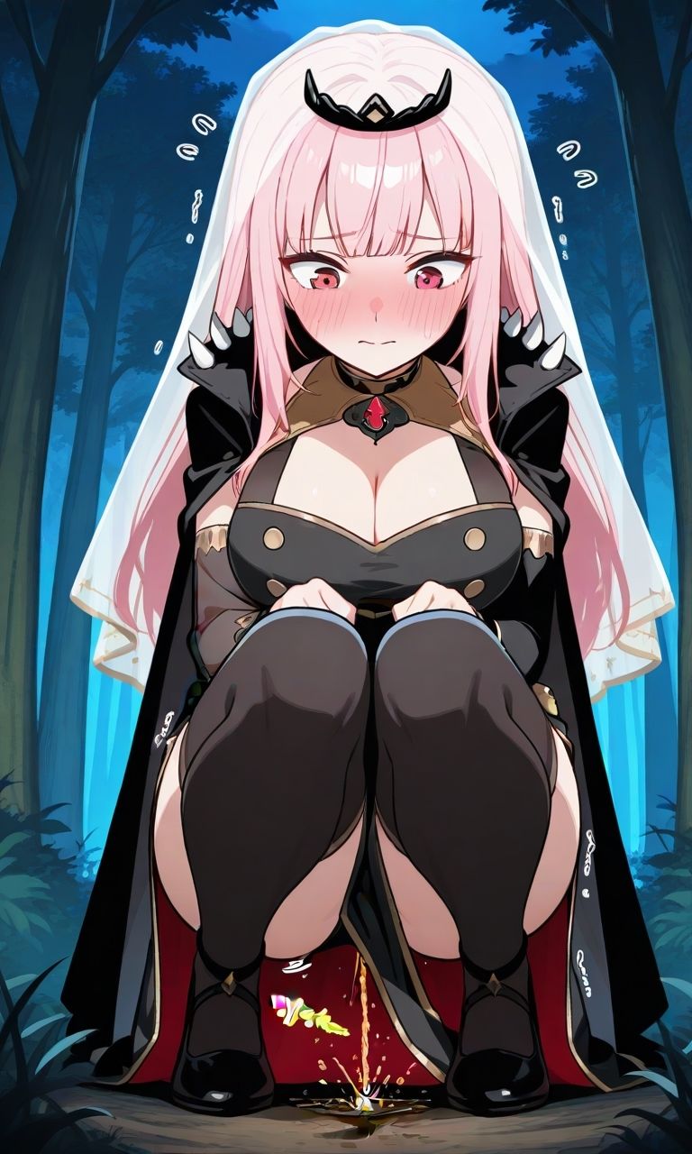 「く…化け物との忌み子なんていやぁ！！」Vtuber森カ◯オペがモンスター討伐で返り討ちにあって無理矢理異種姦されて妊娠させられちゃう話 サンプル2ページ目