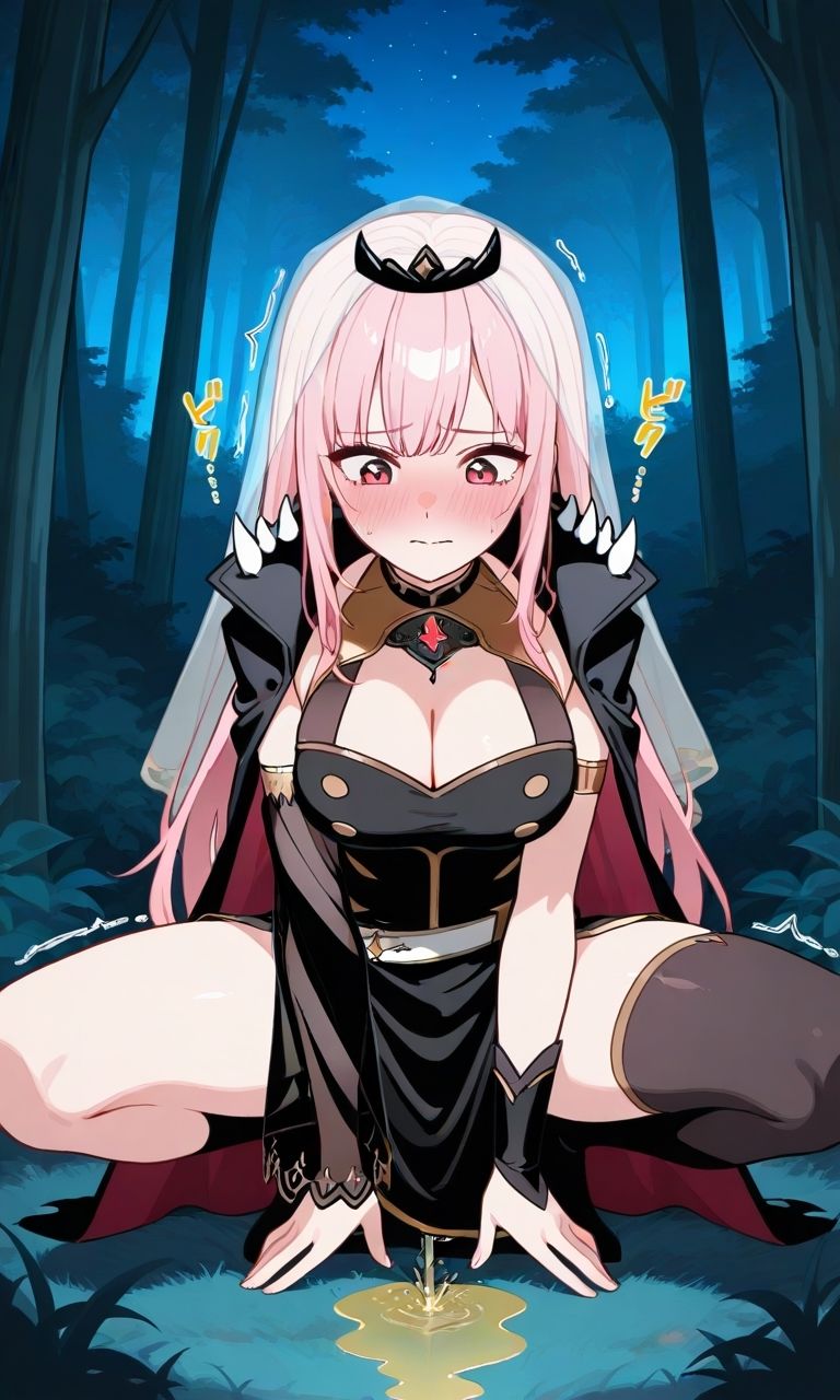 「く…化け物との忌み子なんていやぁ！！」Vtuber森カ◯オペがモンスター討伐で返り討ちにあって無理矢理異種姦されて妊娠させられちゃう話 サンプル3ページ目