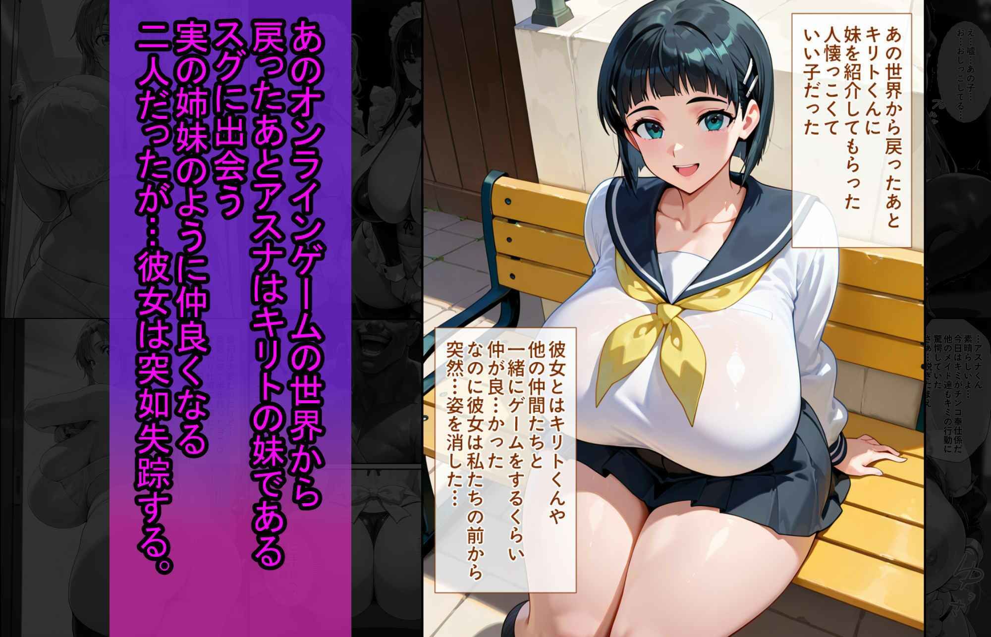 爆乳J●  アスナちゃんが巨根おじさんに寝取られる  話8 サンプル3ページ目