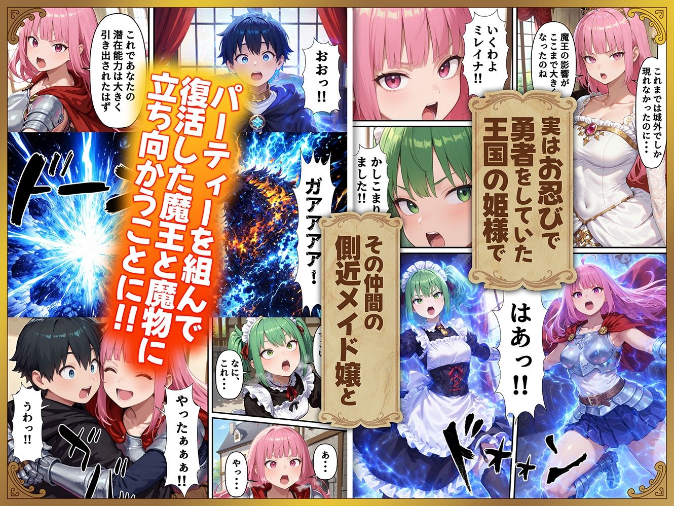 姫様、勇者やってます（極秘） サンプル2ページ目