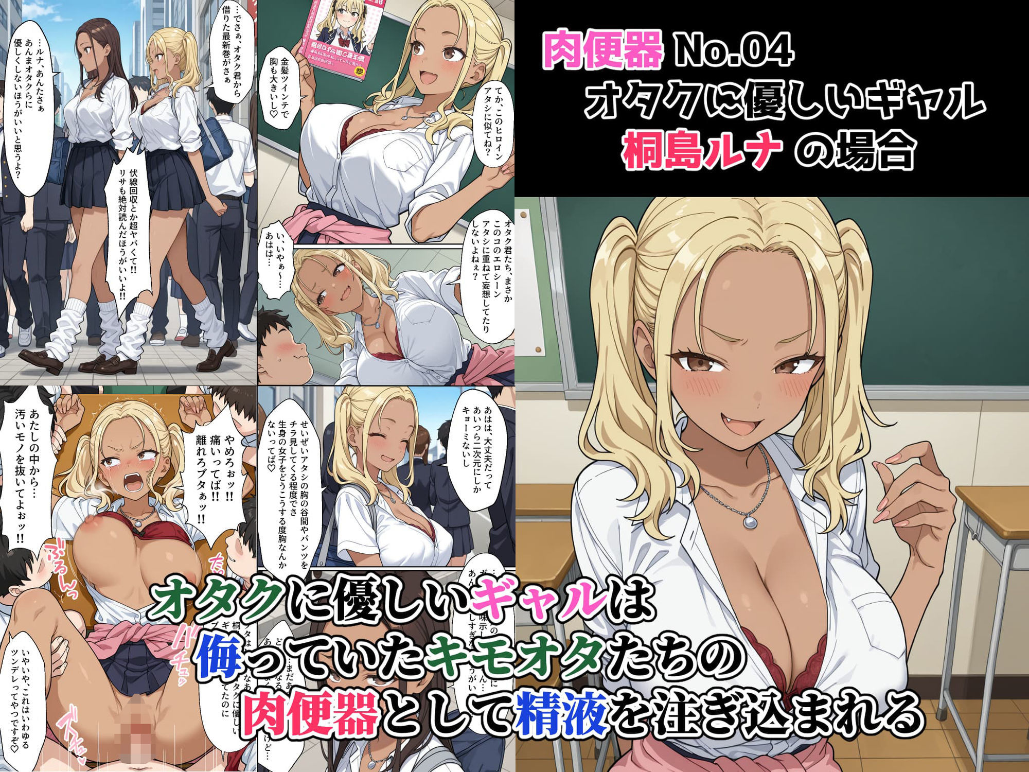 肉便器法の成立した世界で〜校内の好きな美少女を選んで肉便器にできる世界〜 サンプル8ページ目