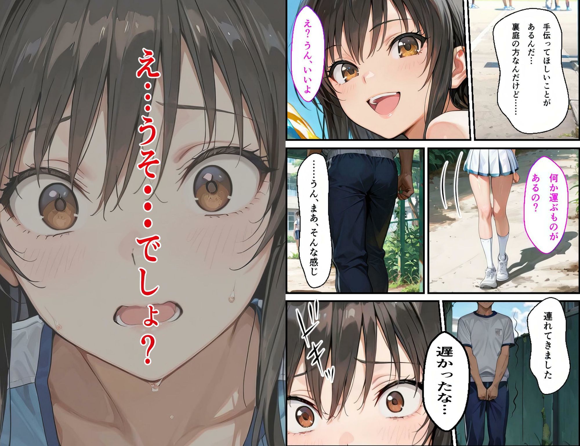 古手〇唯 学園の悲劇 3 【運動会編】 〜音楽を聴きながら腰を振らされる〜 サンプル2ページ目