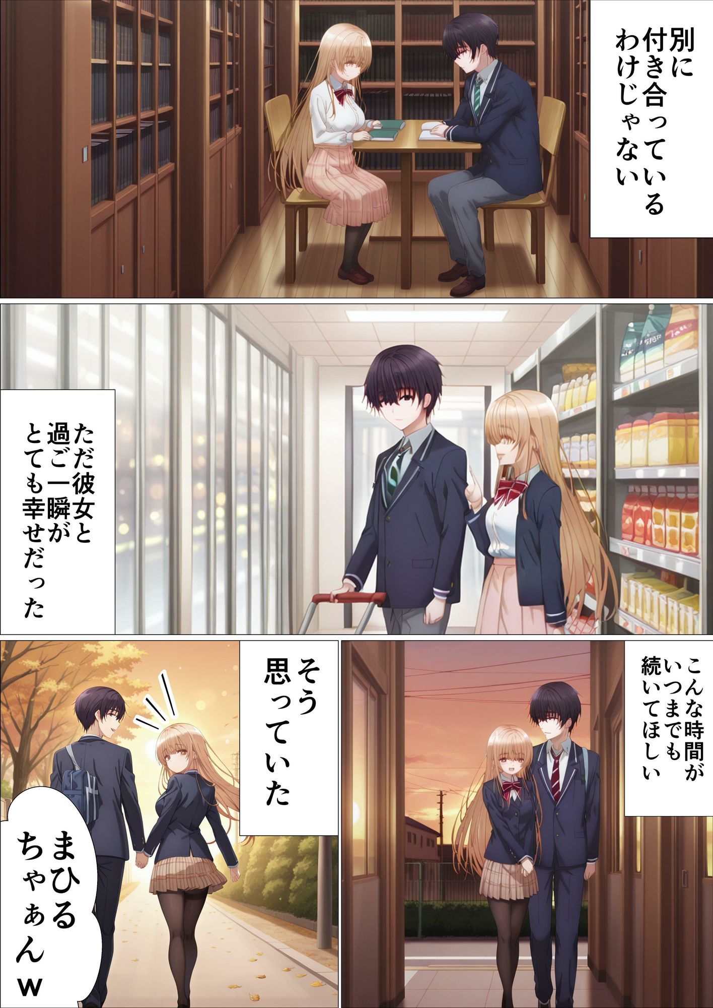 お隣の天使様がチャラ男に寝取られる サンプル2ページ目