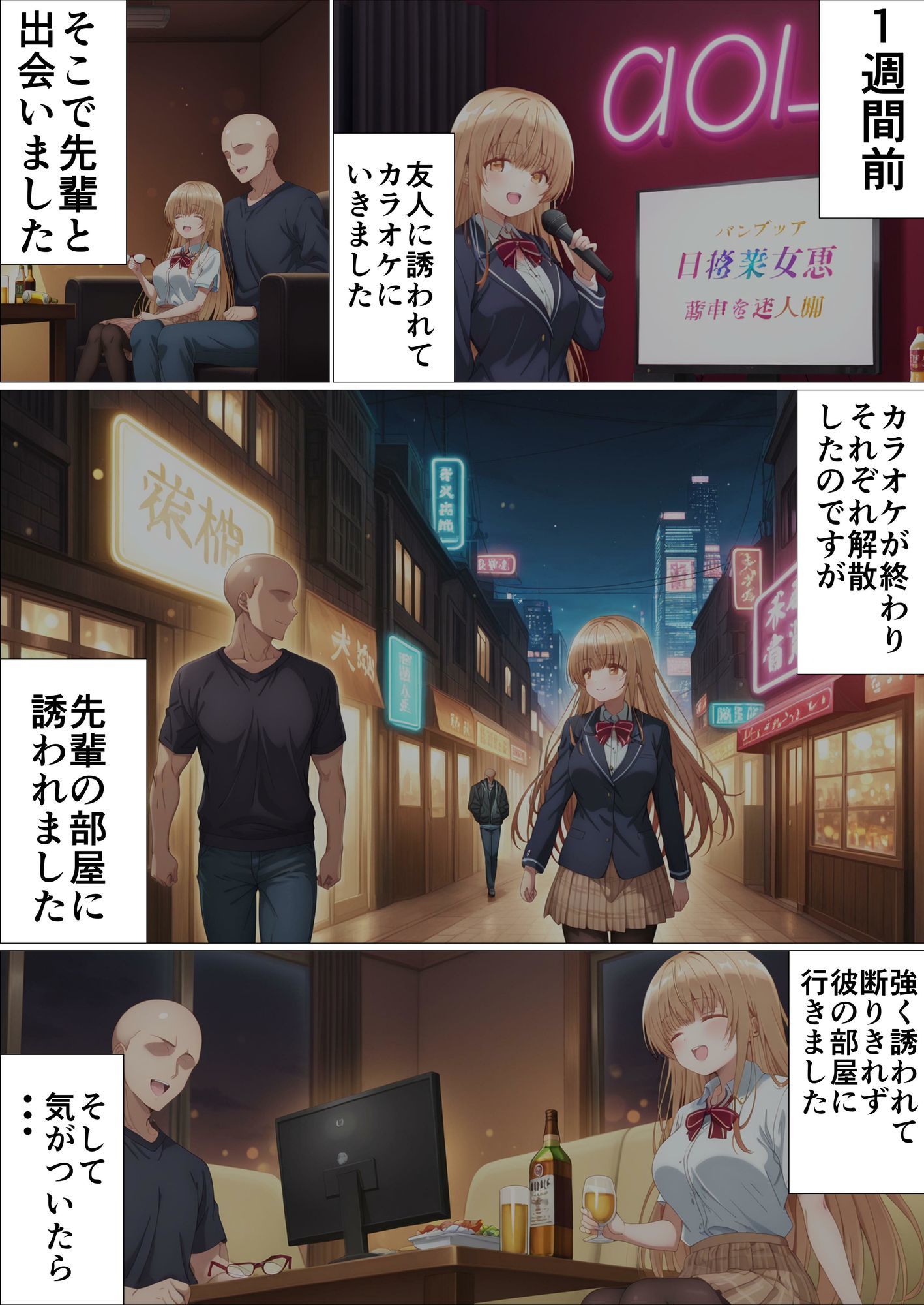 お隣の天使様がチャラ男に寝取られる サンプル6ページ目