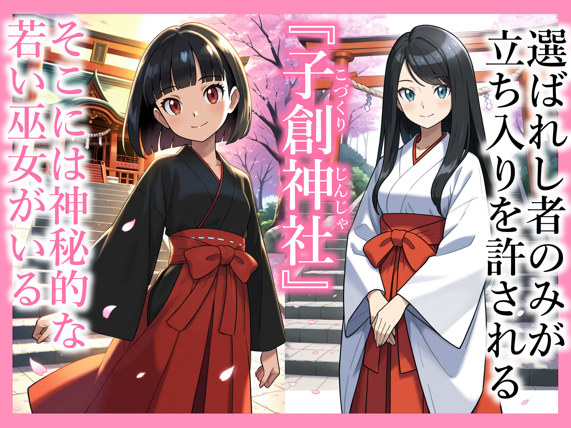 秘境神社の巫女【親子丼種付け物語】総集編 サンプル2ページ目