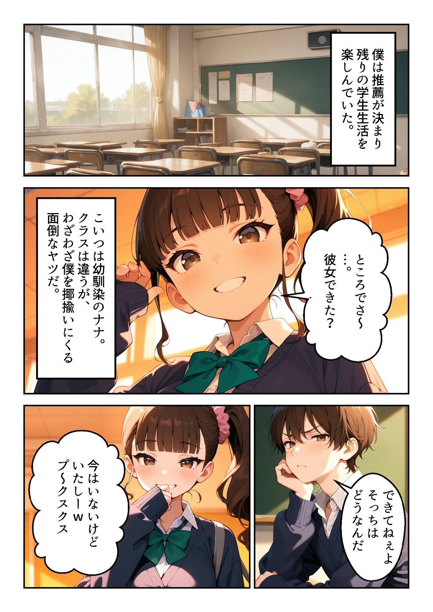 蕾のままの桜〜僕のために、純潔を捧げる幼馴染〜 サンプル2ページ目