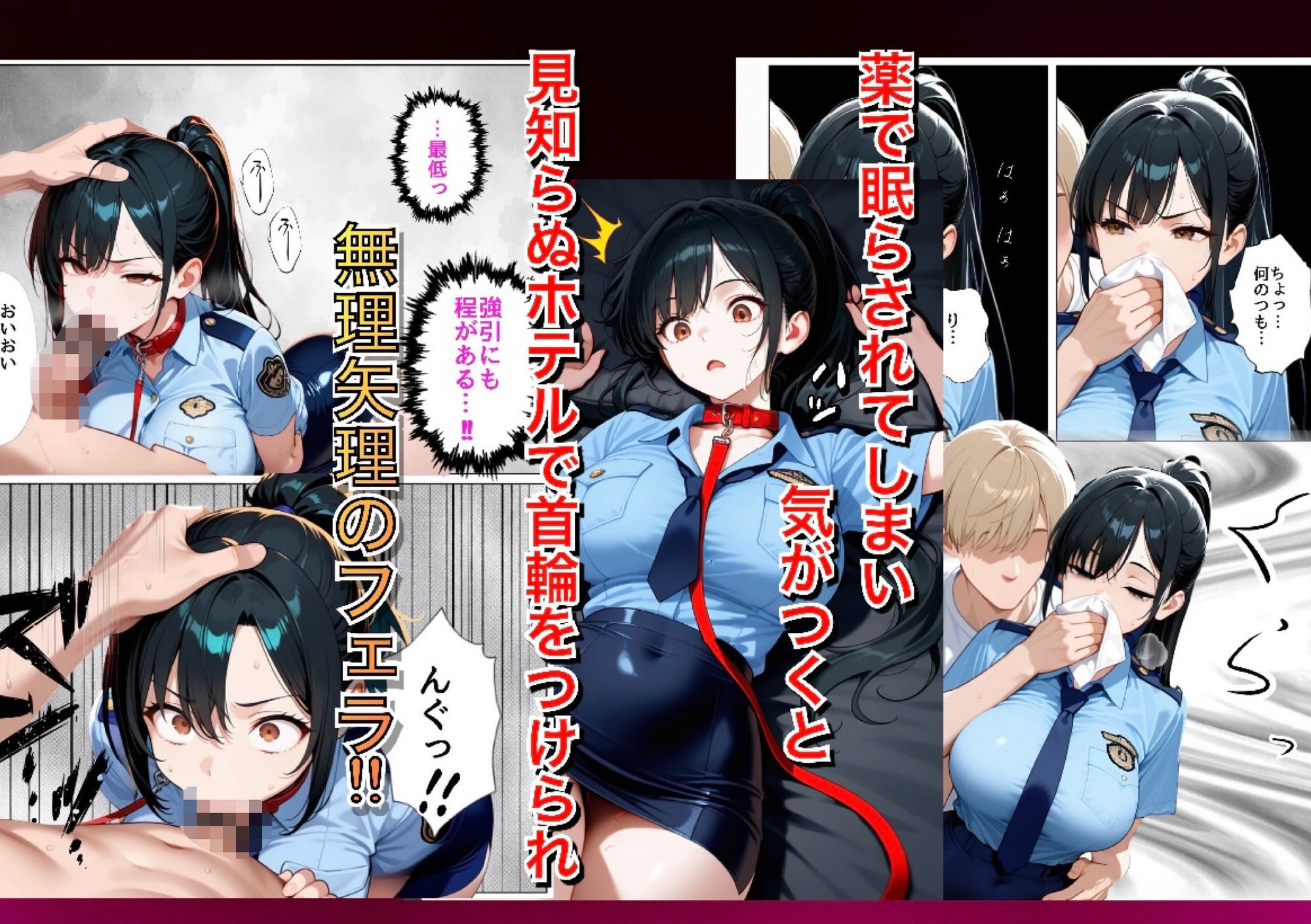 男嫌いな新卒警官を監×してマゾメス化させた結果 サンプル4ページ目