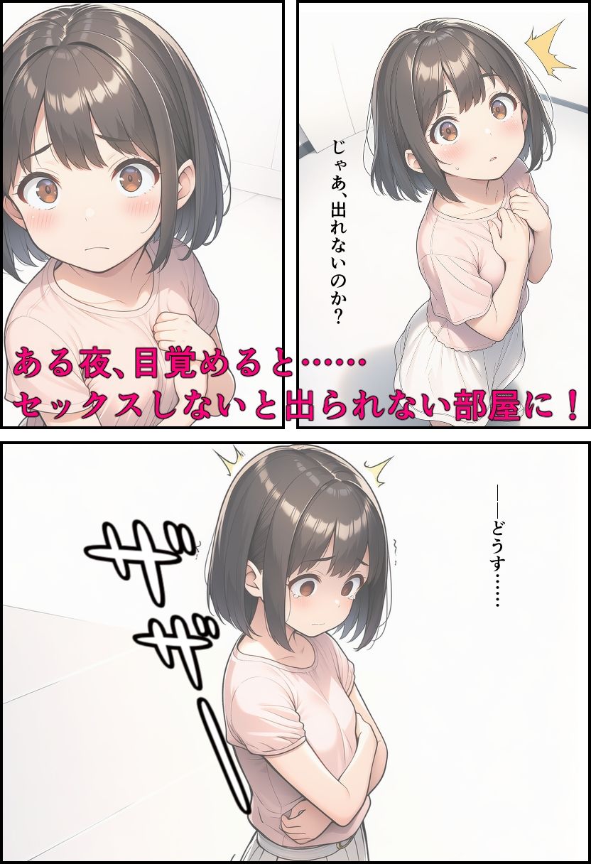 【本編130p】処女幼馴染とセックスしないと出られない部屋で幼馴染をやめるまで（はーと） サンプル4ページ目