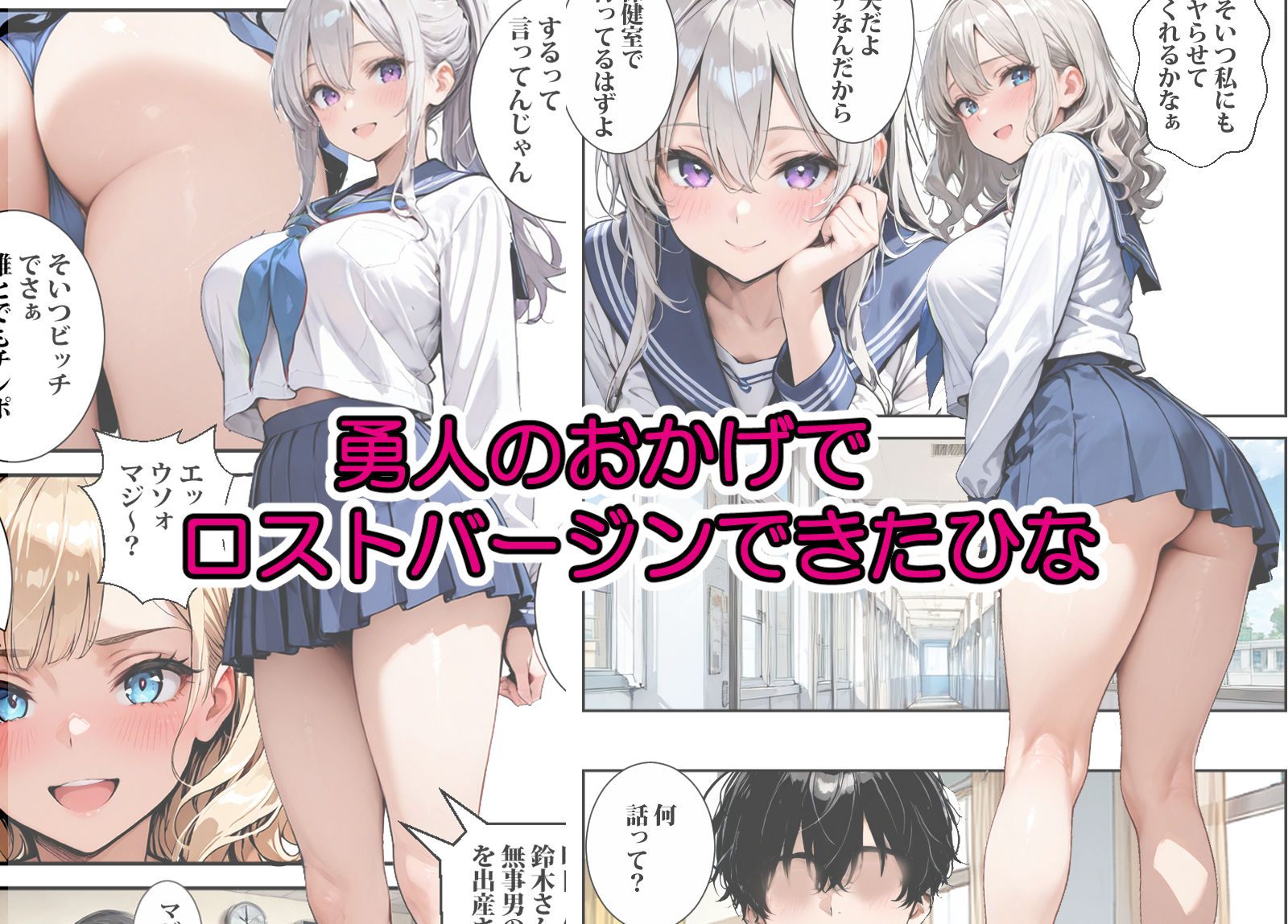 転校した学校は貞操逆転の学校だった2 サンプル1ページ目