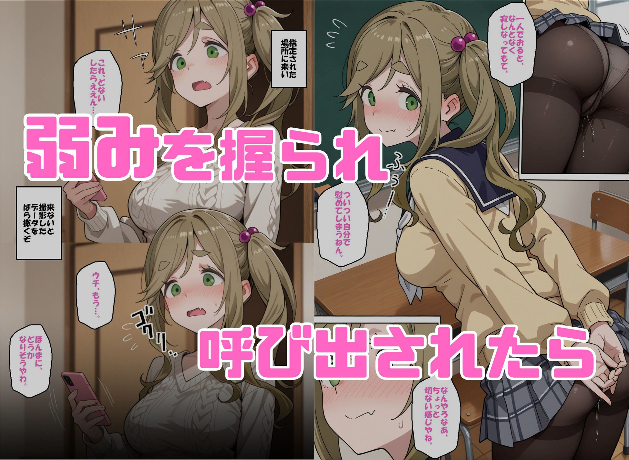 寝取られ女子 弱みをネタに支配された 犬〇あおい サンプル1ページ目