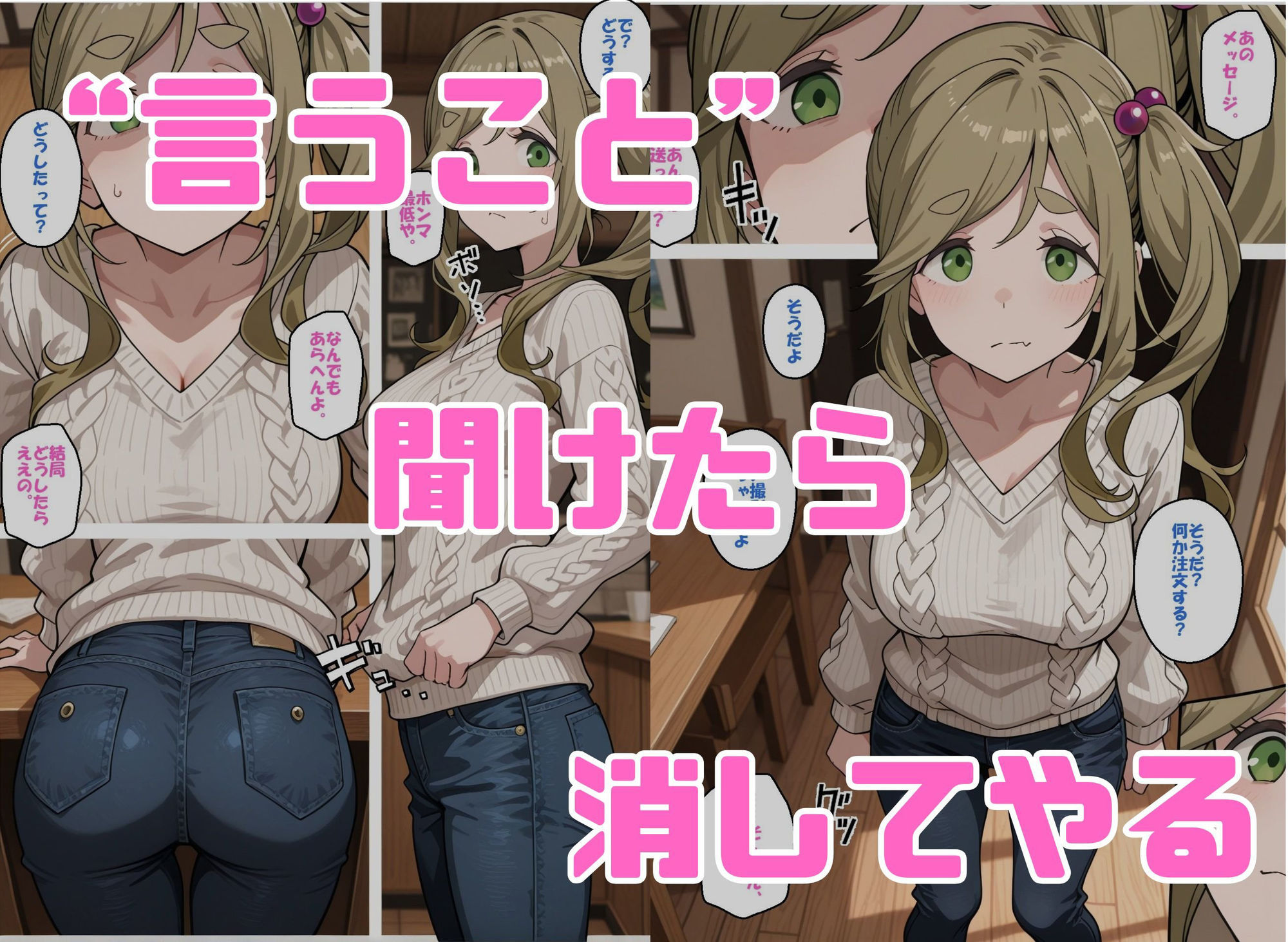 寝取られ女子 弱みをネタに支配された 犬〇あおい サンプル2ページ目