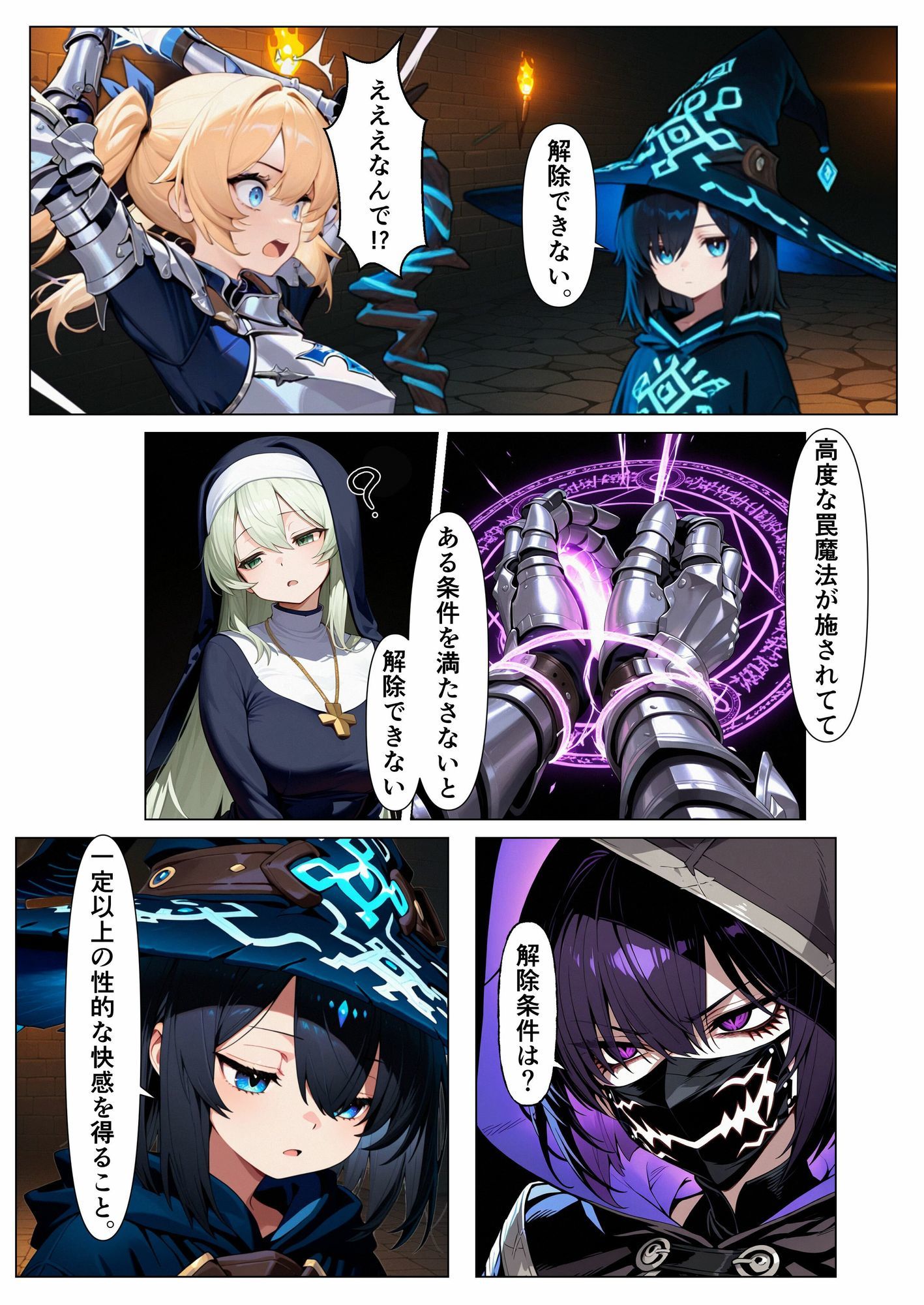 ダンジョンの罠は快楽でしか解除できないッ！？〜パシリの俺と格上女だけのパーティ〜 Trap.1 サンプル3ページ目