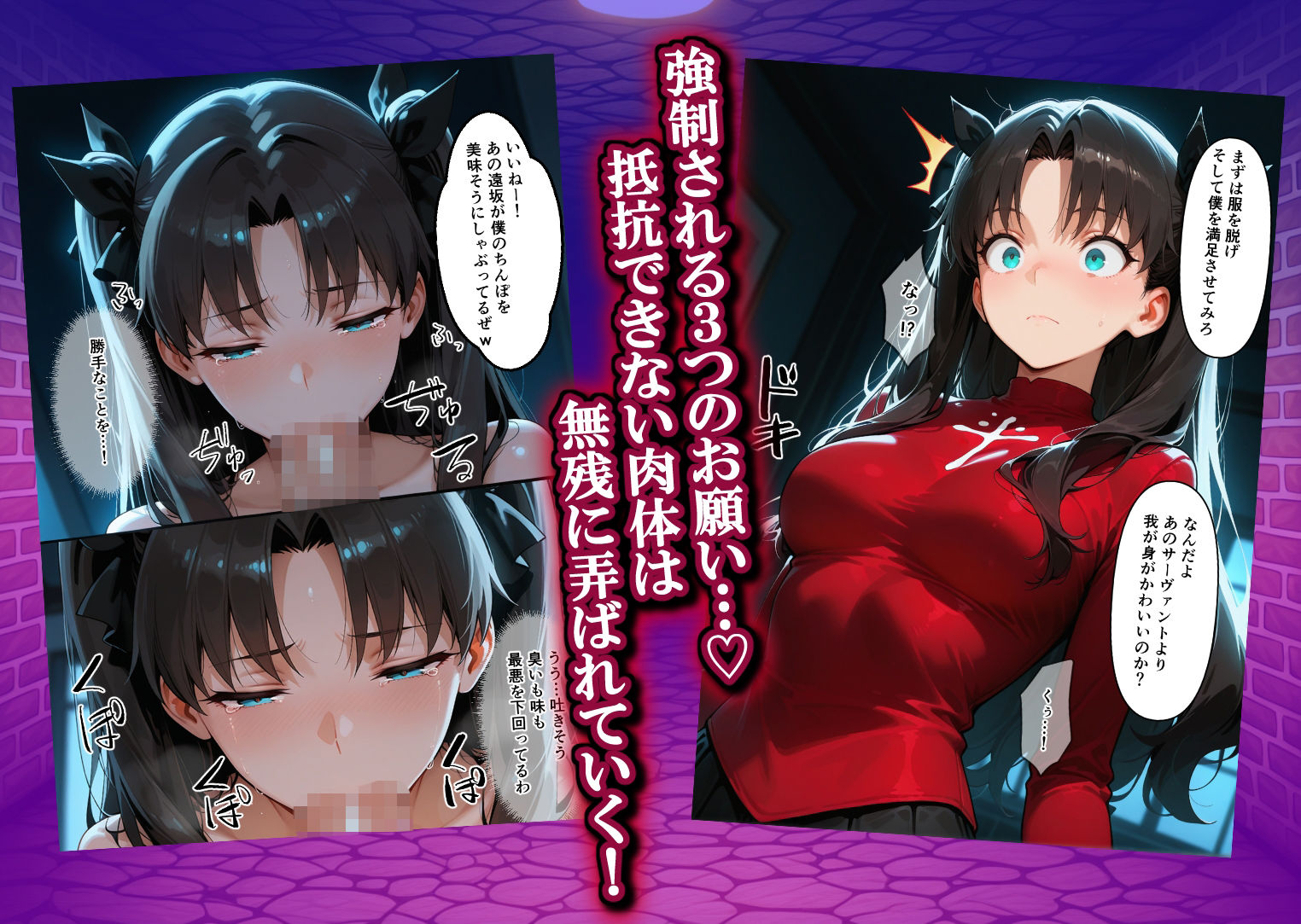弱みを握られ製奴● 肉便器にされアヘ顔快楽地獄 魔術師編 サンプル3ページ目