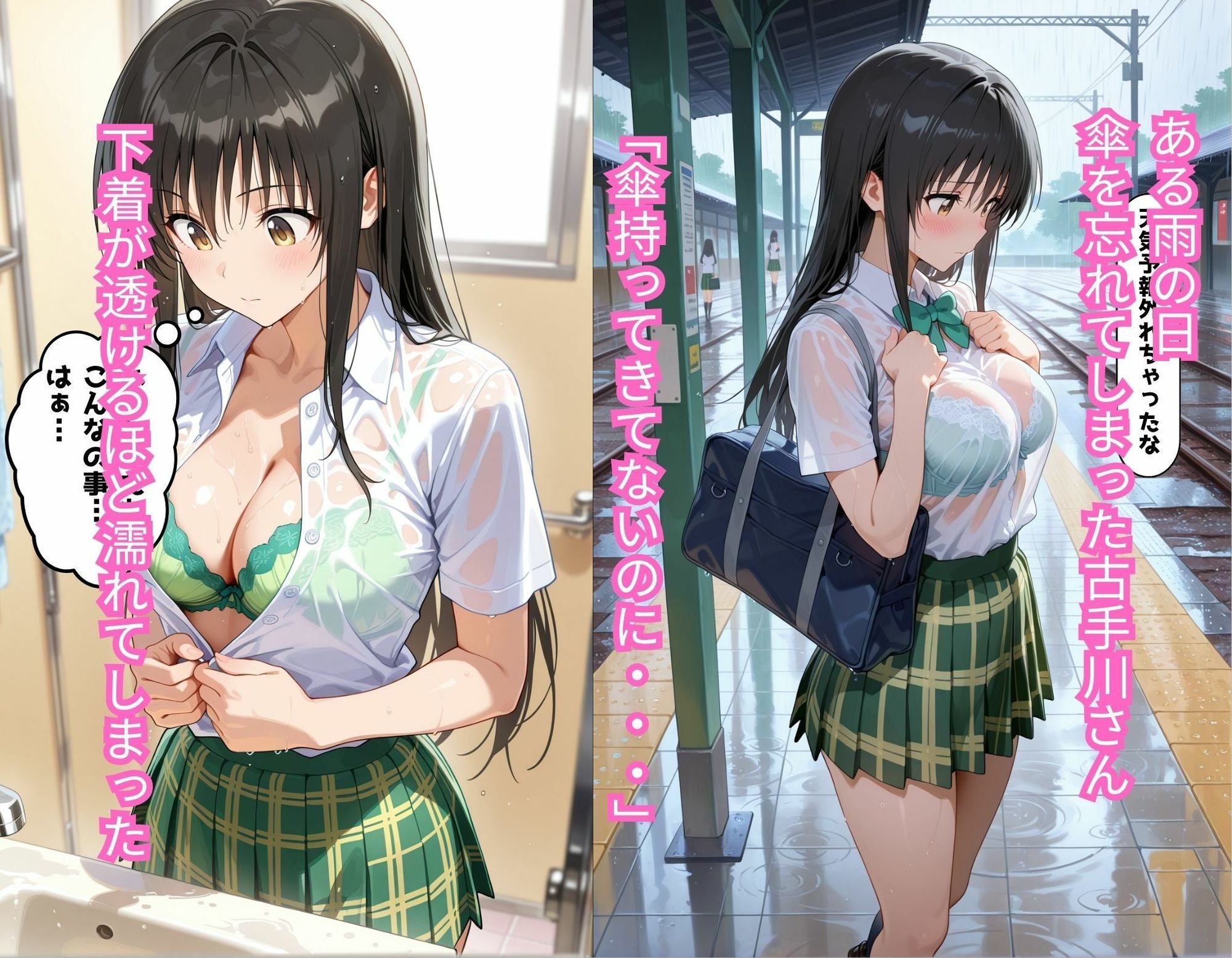 雨の日はハレンチに サンプル2ページ目