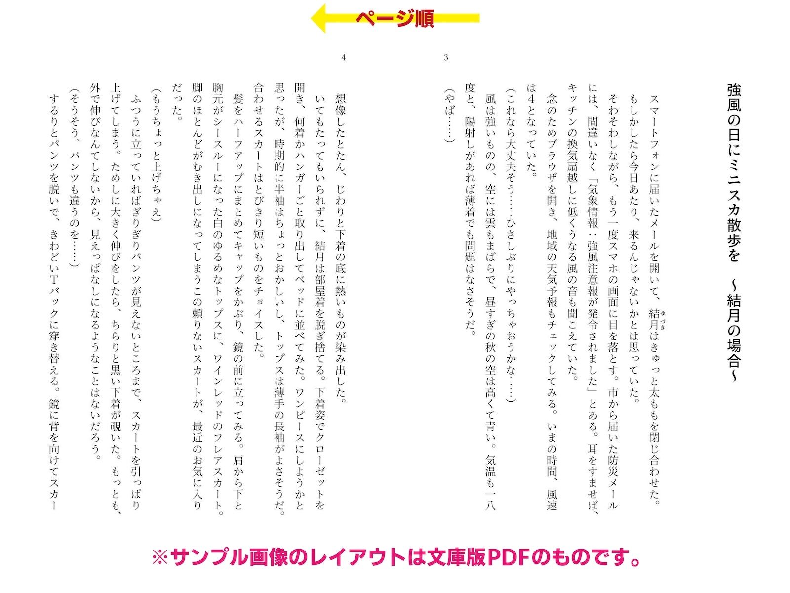 露出絶頂体験 街で、オンライン会議で、混浴温泉で…… サンプル1ページ目