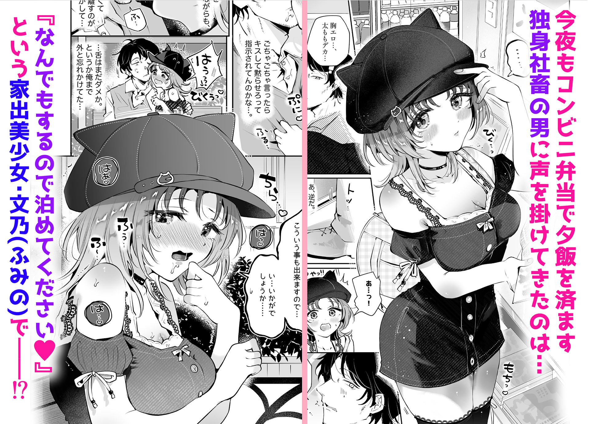 家出美少女〇〇を生オナホとして飼う話〜迷い猫の拾い方〜 サンプル1ページ目