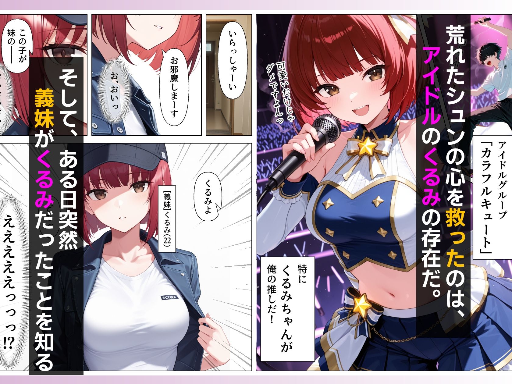推しのアイドルは義妹？？理性崩壊の禁断背徳セックス サンプル1ページ目
