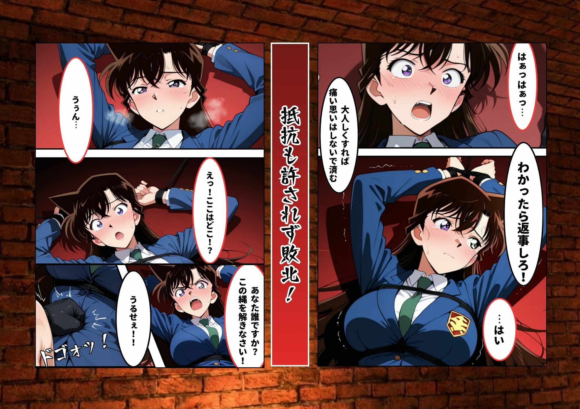 名探偵コカン  漆黒の強●魔（レイパー） サンプル4ページ目