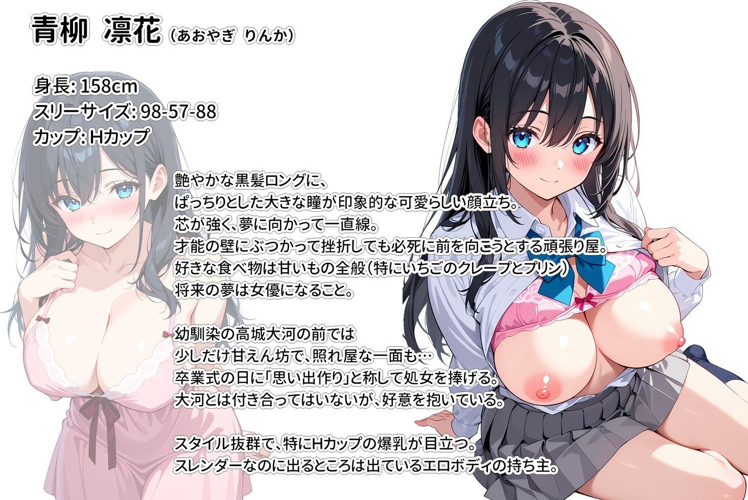 卒業式に処女をくれた爆乳幼馴染がAV女優になっていたので俺の愛とセックスで取り戻す！ サンプル10ページ目