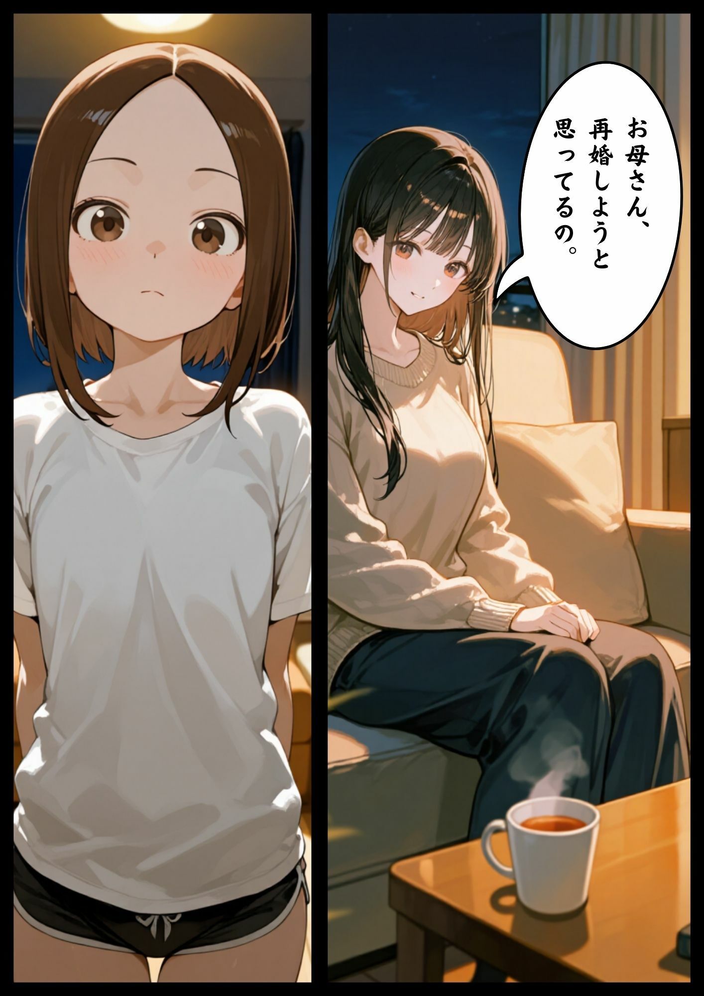 ［漫画仕立て］私、義父に犯●れてます 総集編 サンプル2ページ目