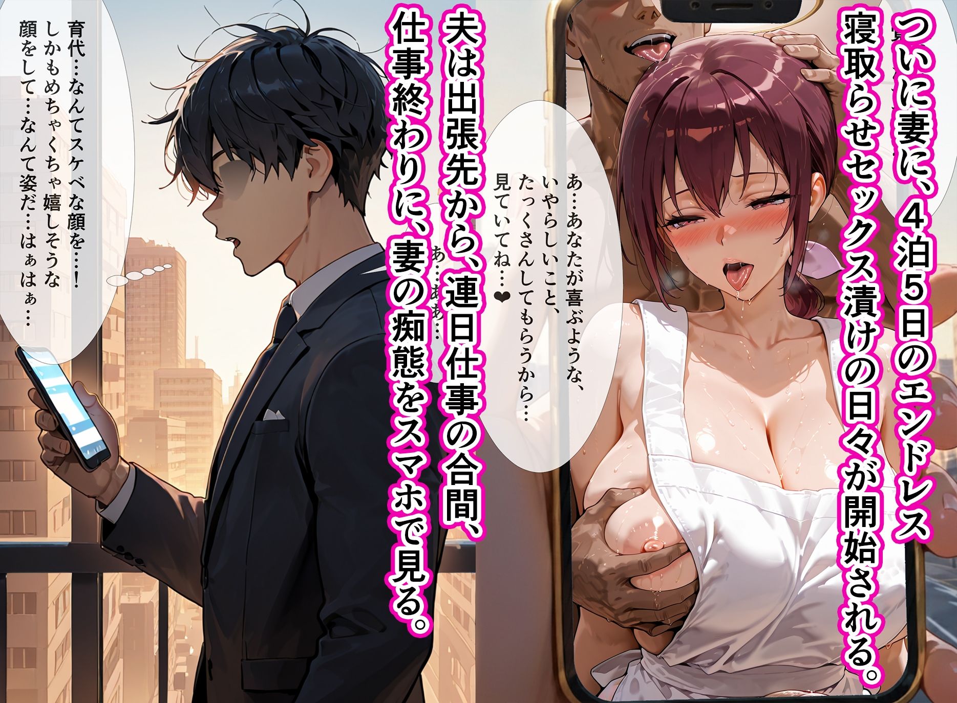 育代ママ、ED夫のために一肌脱ぎます！vol.04〜夫の出張中4泊5日寝取らせプレイで脳破壊〜 サンプル4ページ目