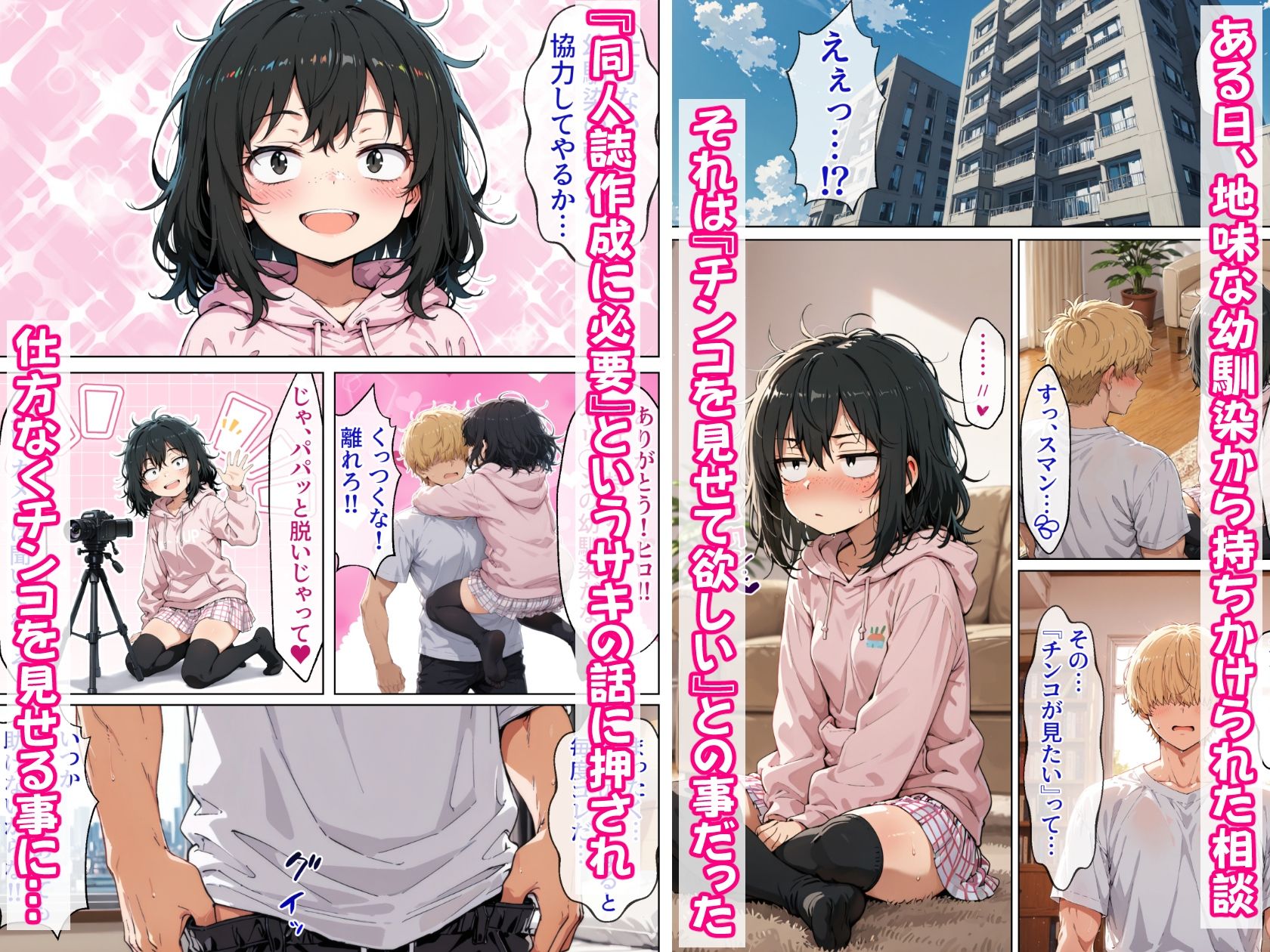 地味な幼馴染はエッチの虜になる サンプル1ページ目