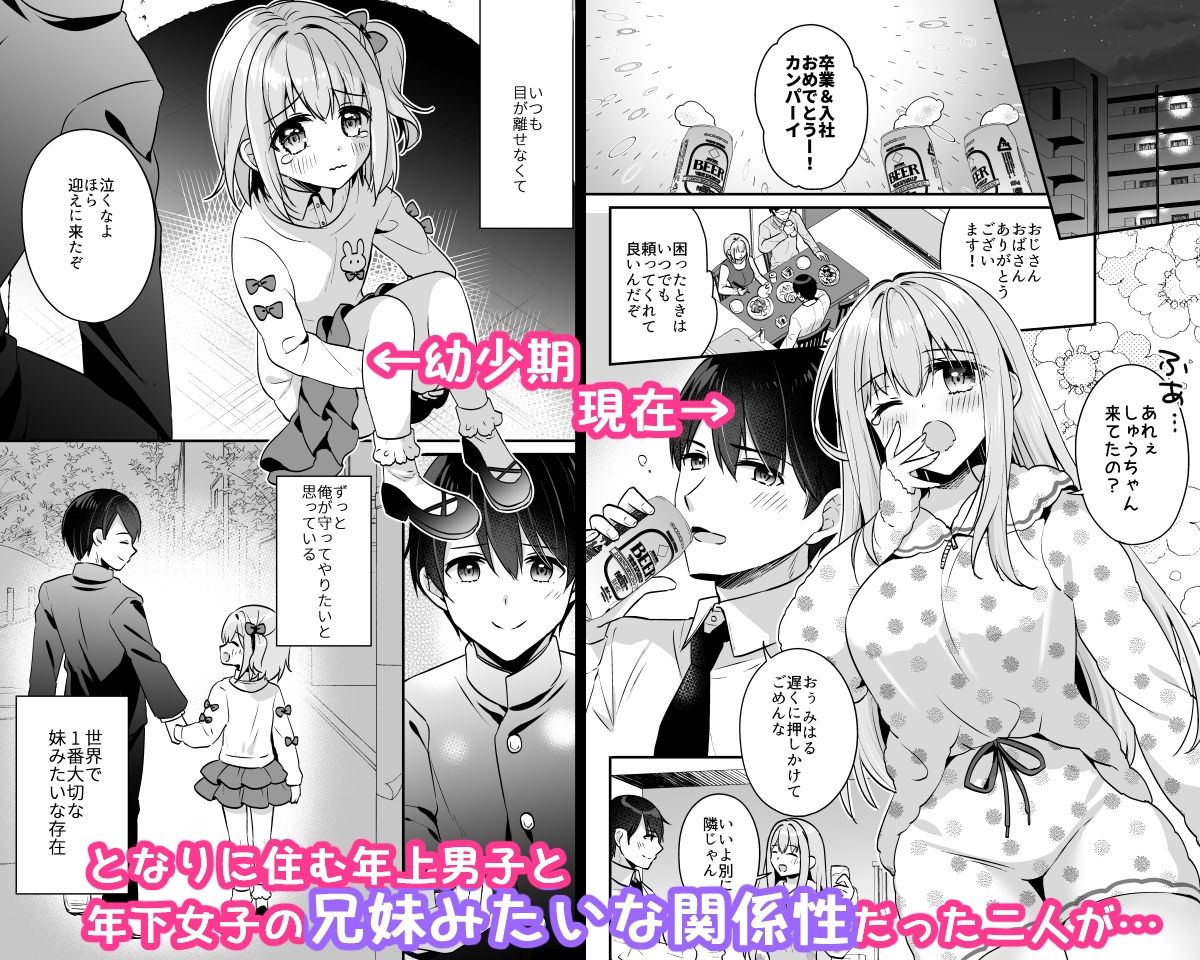 年下幼なじみちゃんは甘えたい！初めてのえっち編 サンプル1ページ目
