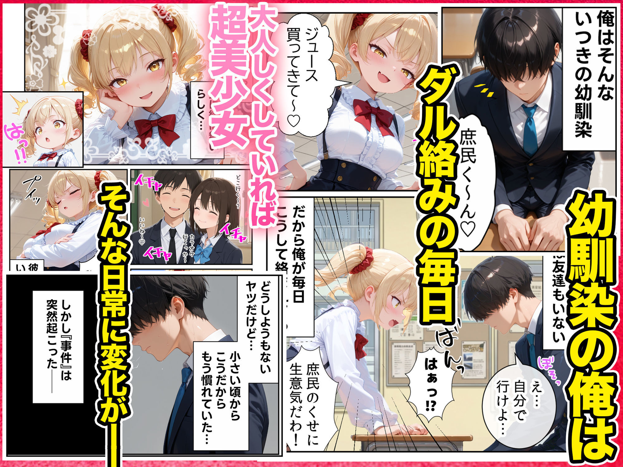 庶民をバカにしてた没落令嬢の幼馴染を俺だけのメイドに調教した話〜前編〜 サンプル2ページ目