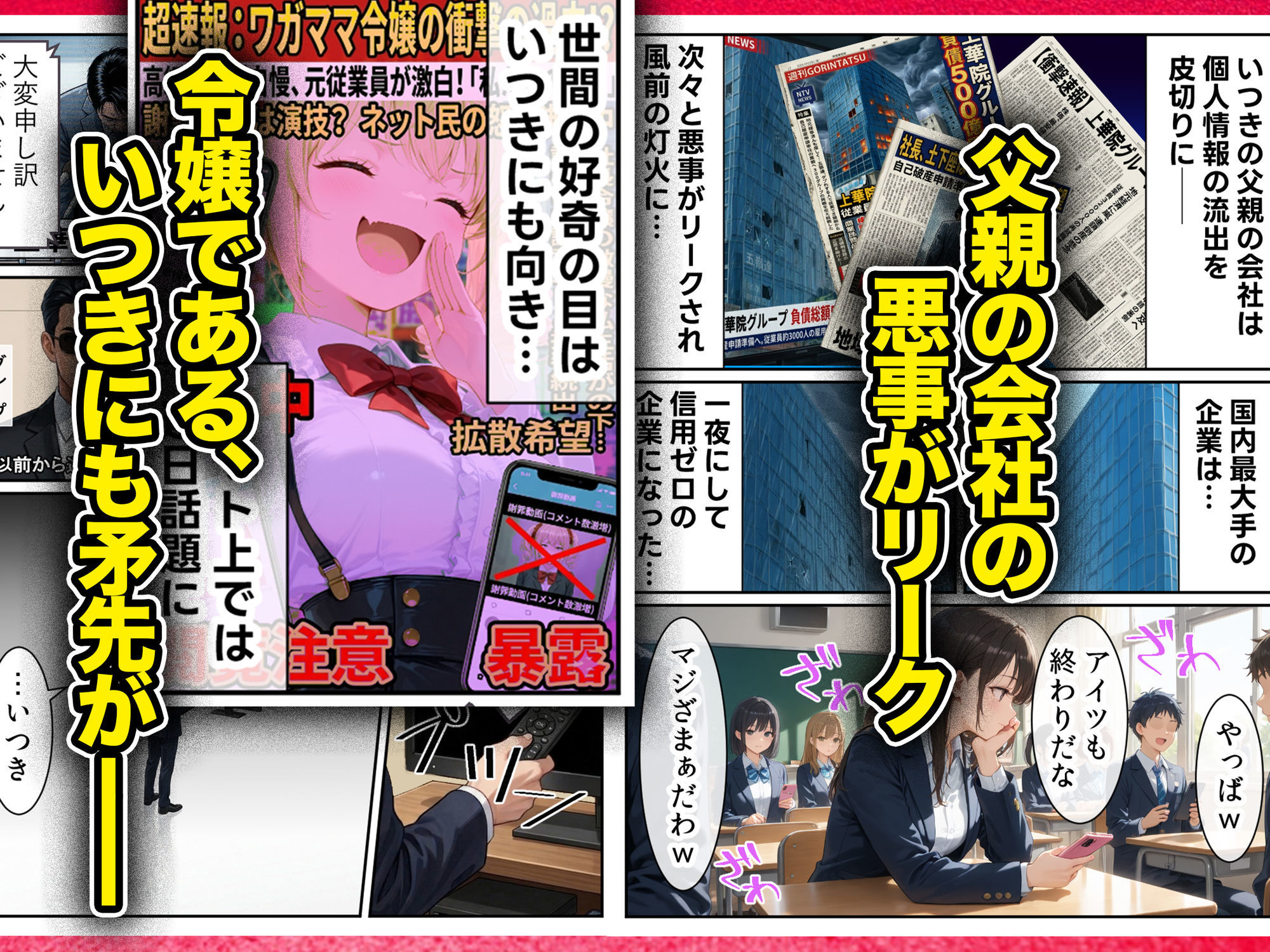 庶民をバカにしてた没落令嬢の幼馴染を俺だけのメイドに調教した話〜前編〜 サンプル3ページ目