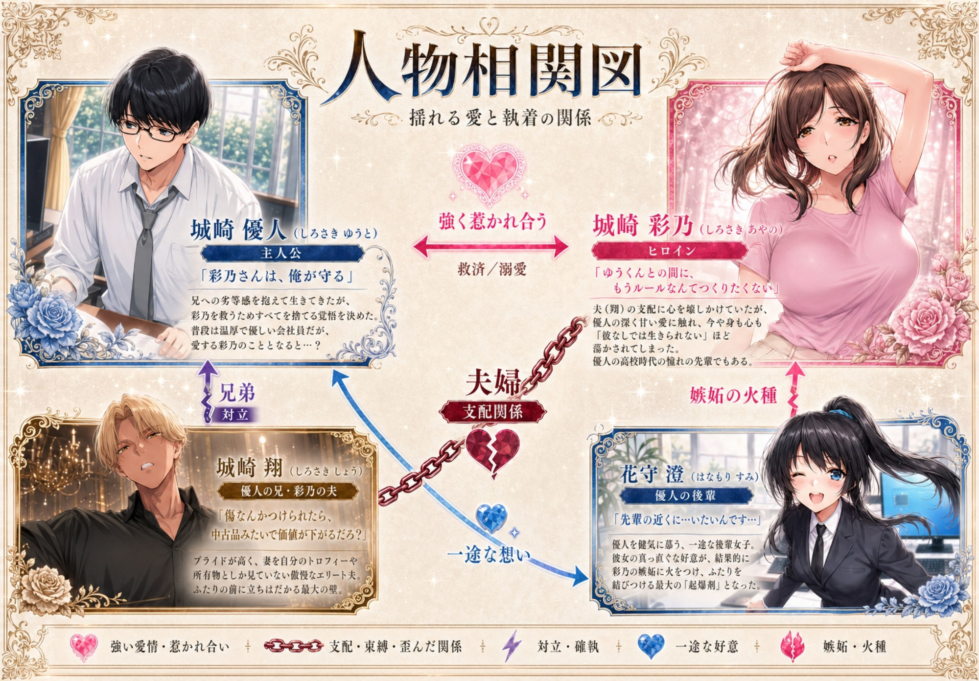 兄さん、あなたの妻は…俺が貰います。2 〜鳥かごの中の巨乳清楚義姉が純愛濃厚セックスで「妻の顔」を捨てた全記録〜 サンプル1ページ目