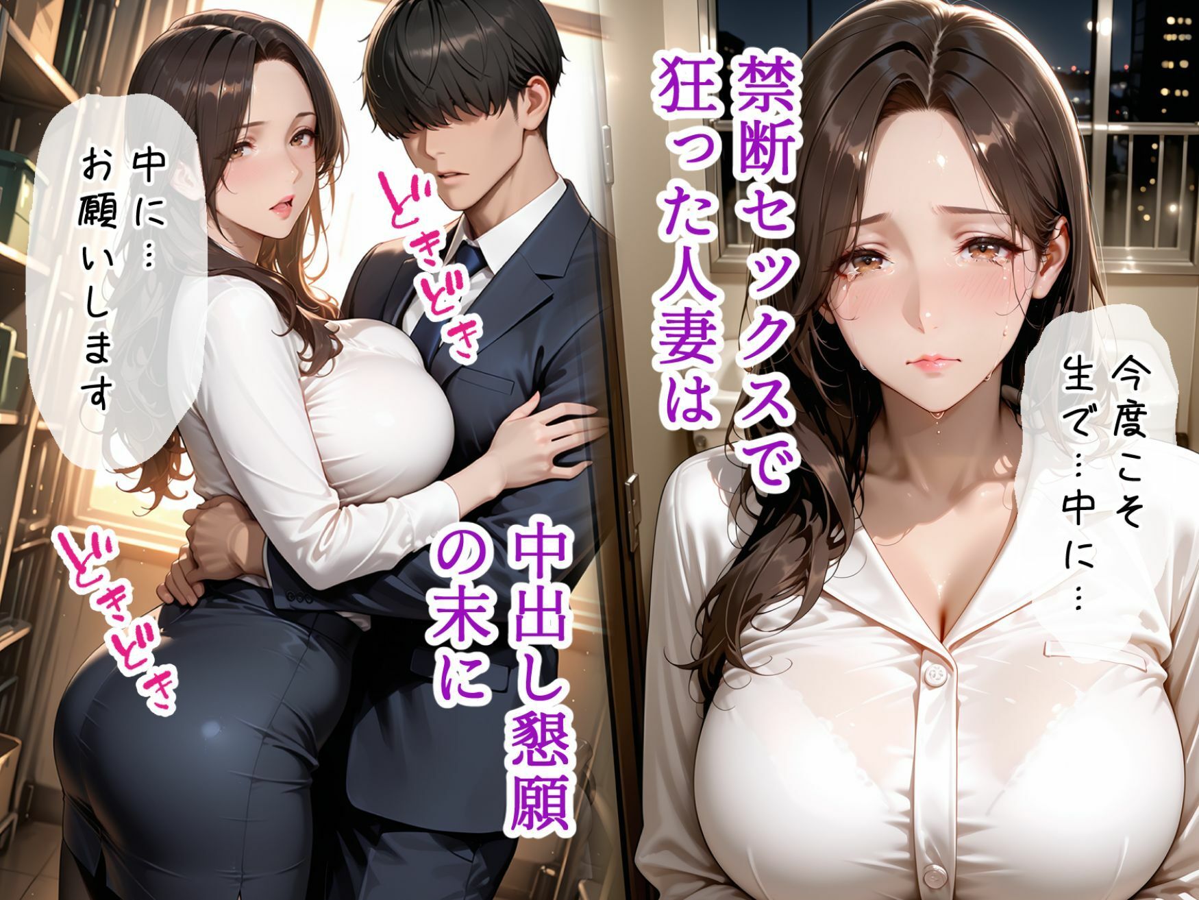 オフィスの彼女2  妊娠中出しで夫を捨てチョーカー人妻になった私 サンプル2ページ目