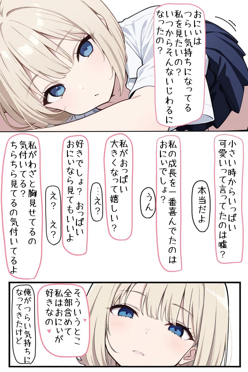 妹の許可がないと何もできなくなるまで サンプル1ページ目