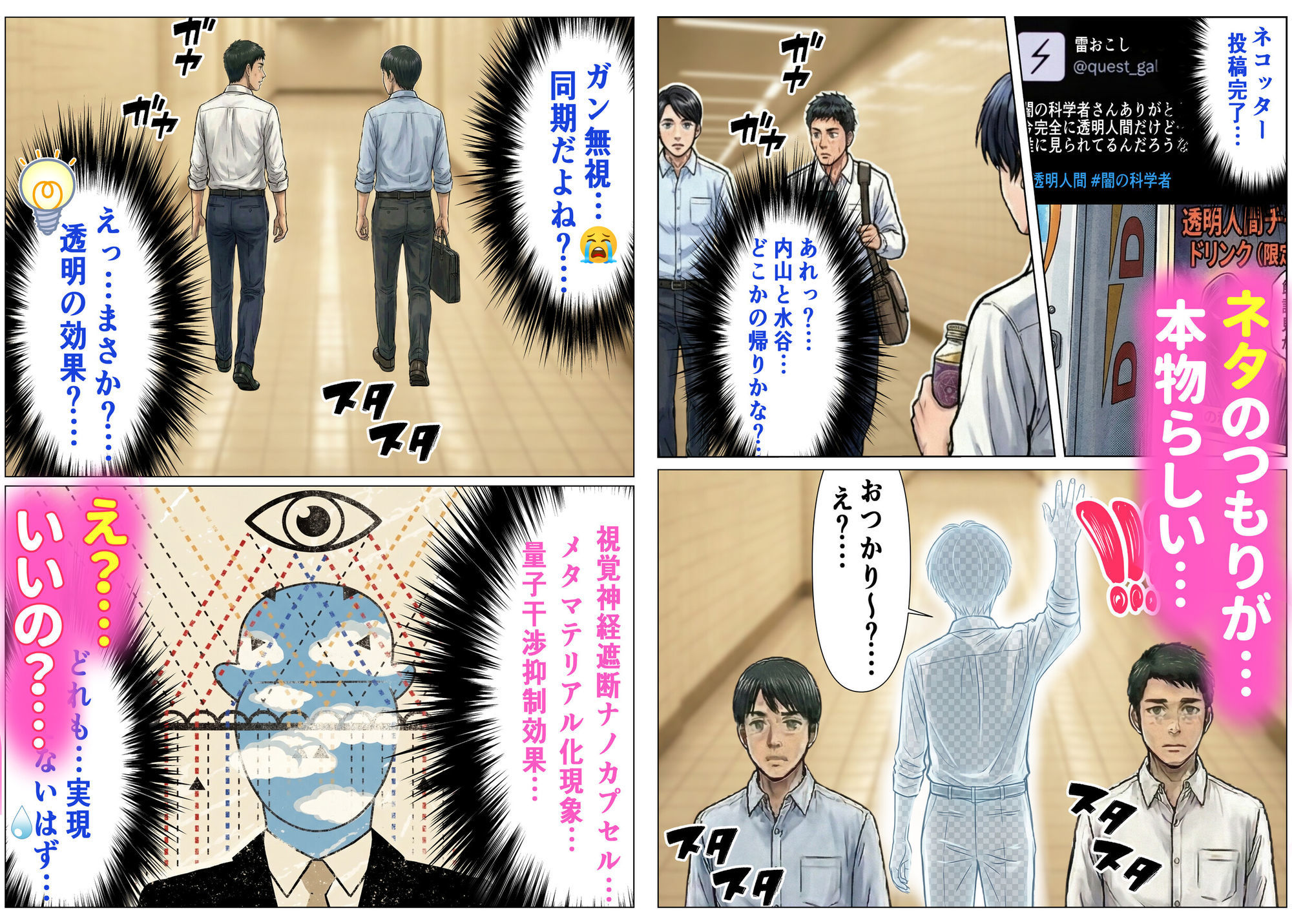 透明人間ドリンク サンプル3ページ目