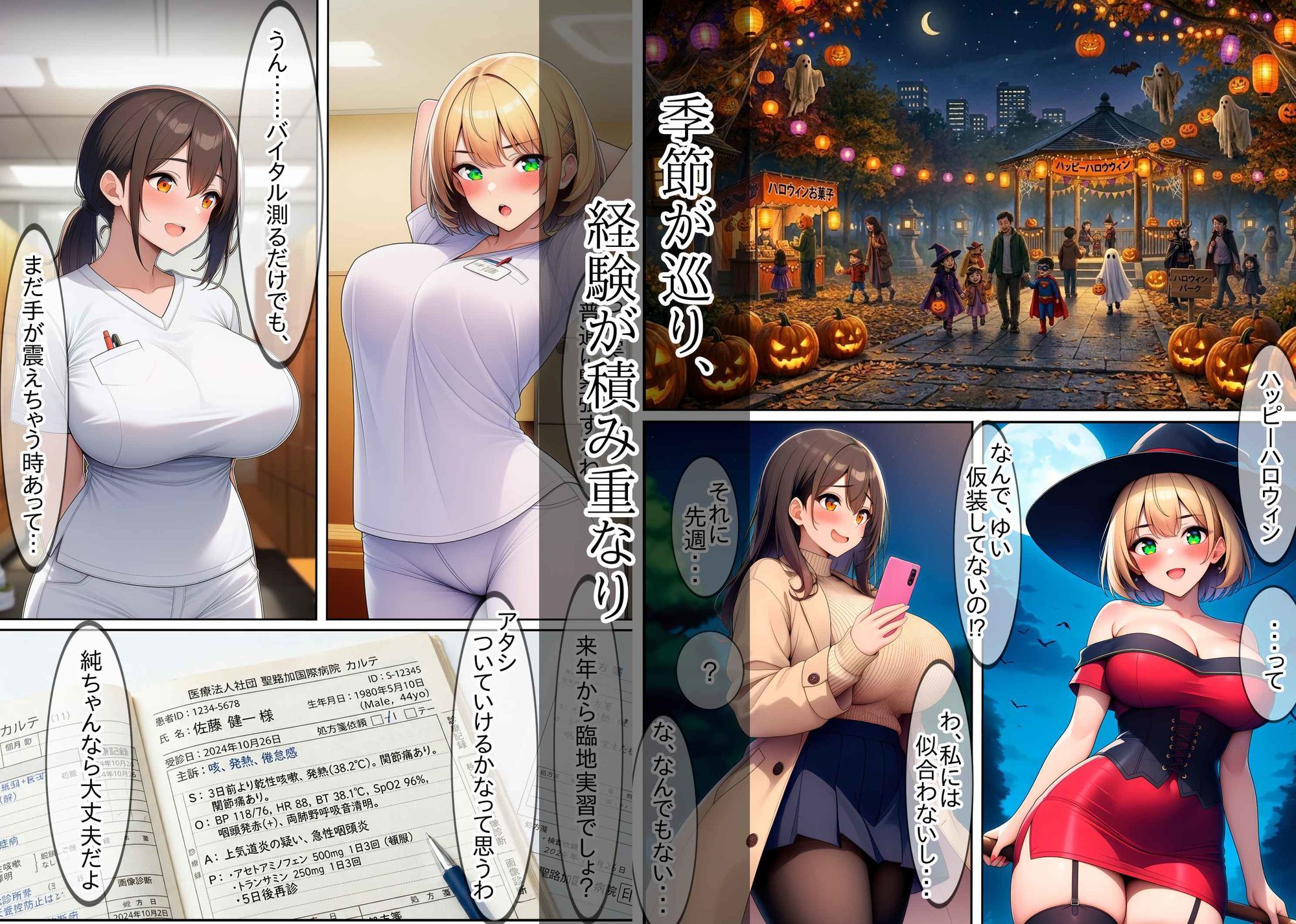 ゆいゆいな2  〜季節めぐり、ふたりの私〜 サンプル3ページ目
