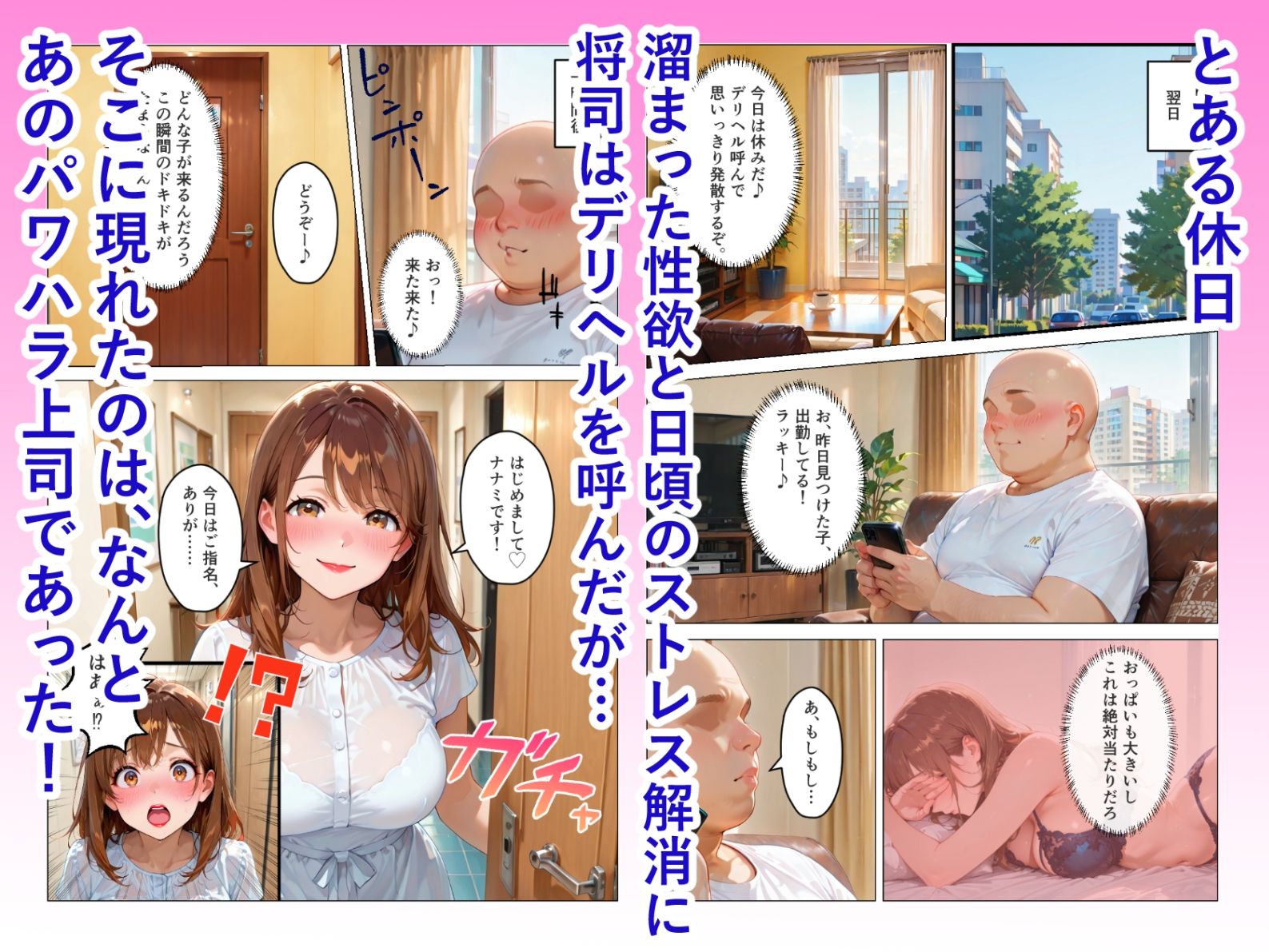 爆乳パワハラ上司の弱みを握ったので、セーラーコスさせて孕ませた話 サンプル3ページ目