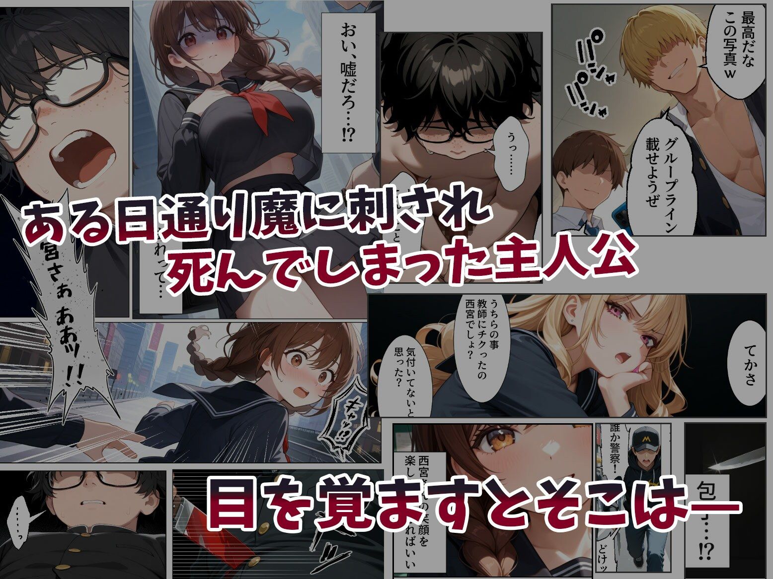 童貞転生 〜異世界転生した俺のスキルが性虜だった件〜 サンプル1ページ目