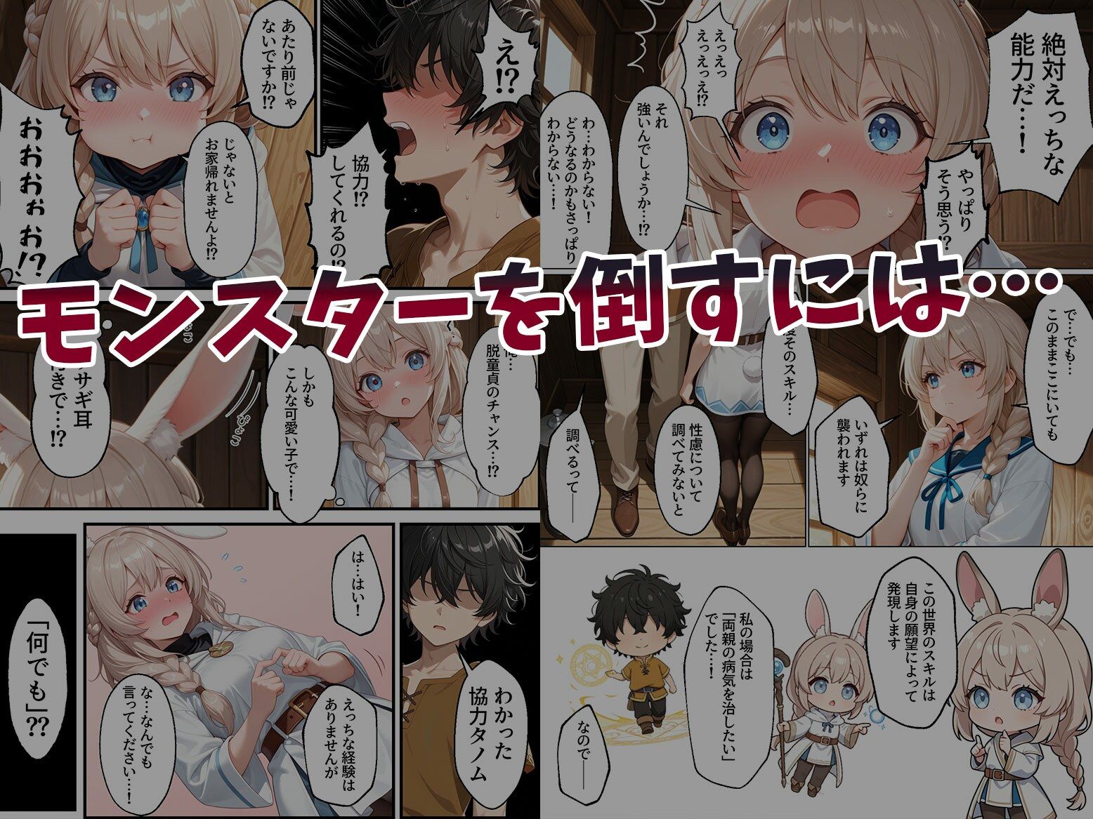 童貞転生 〜異世界転生した俺のスキルが性虜だった件〜 サンプル4ページ目