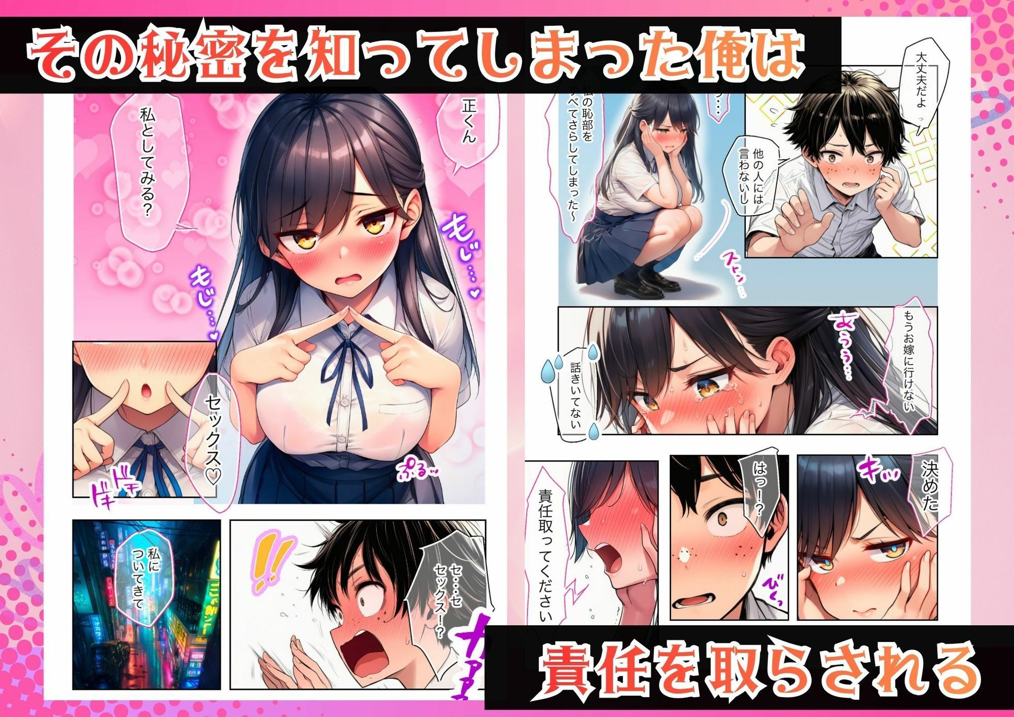 清楚で頭が悪くてエロマンガ大好きな彼女 サンプル3ページ目