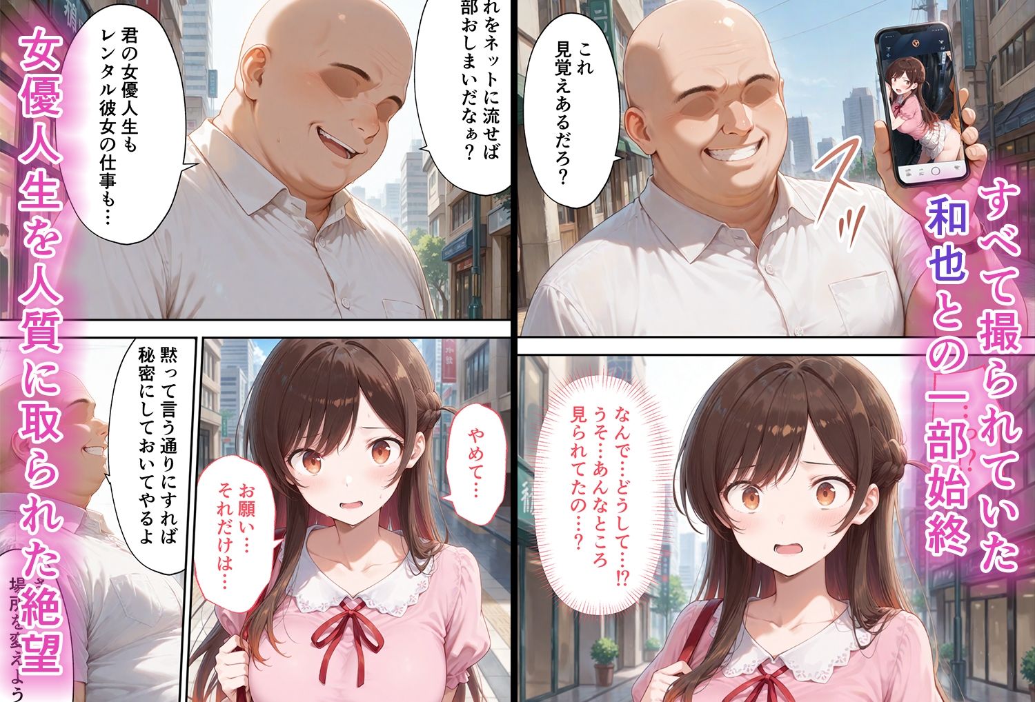 弱みを握られた俺の彼女が寝取られ堕ちるまで 千鶴編 サンプル2ページ目